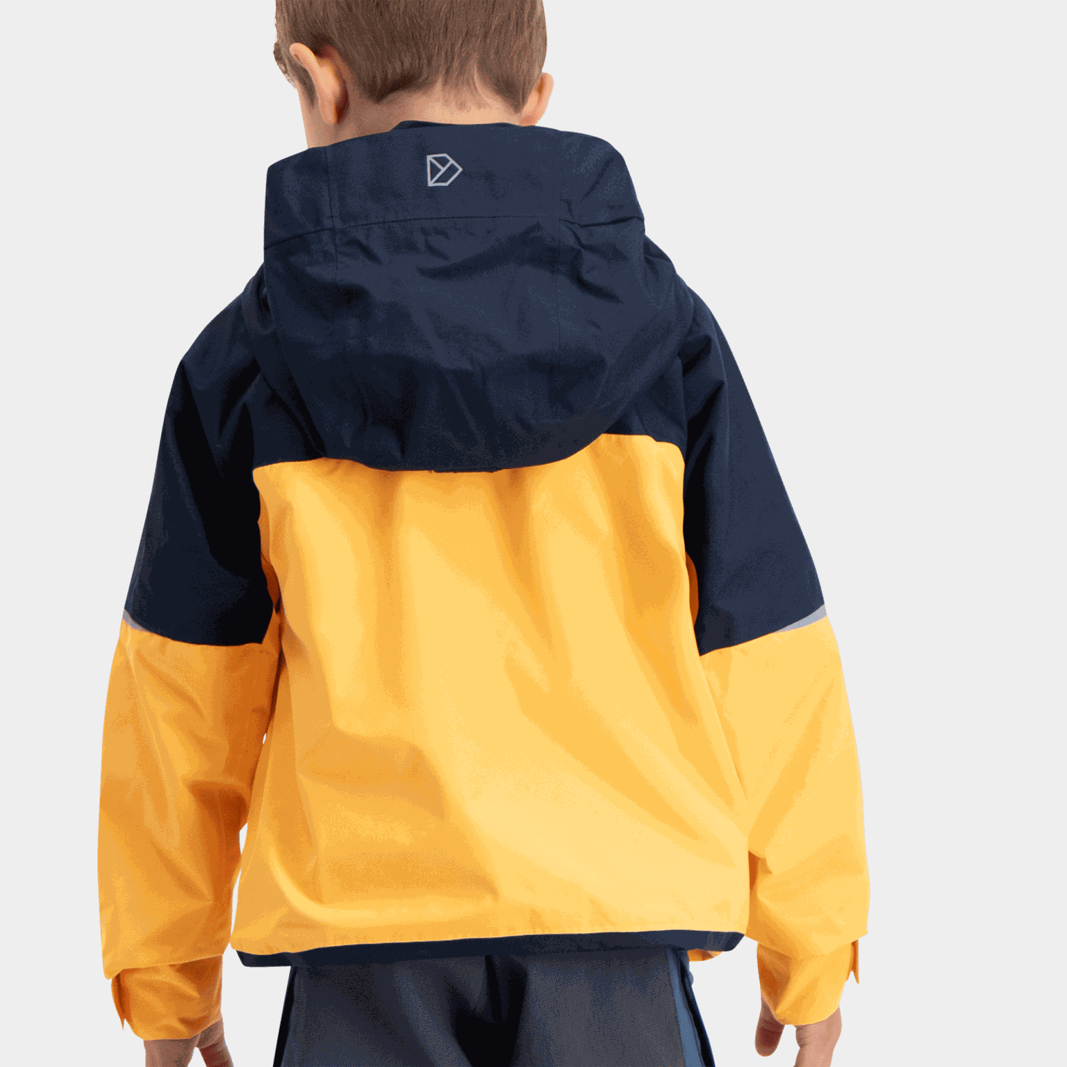  Veste Ash Jacket 3, veste imperméable pour enfant - orange