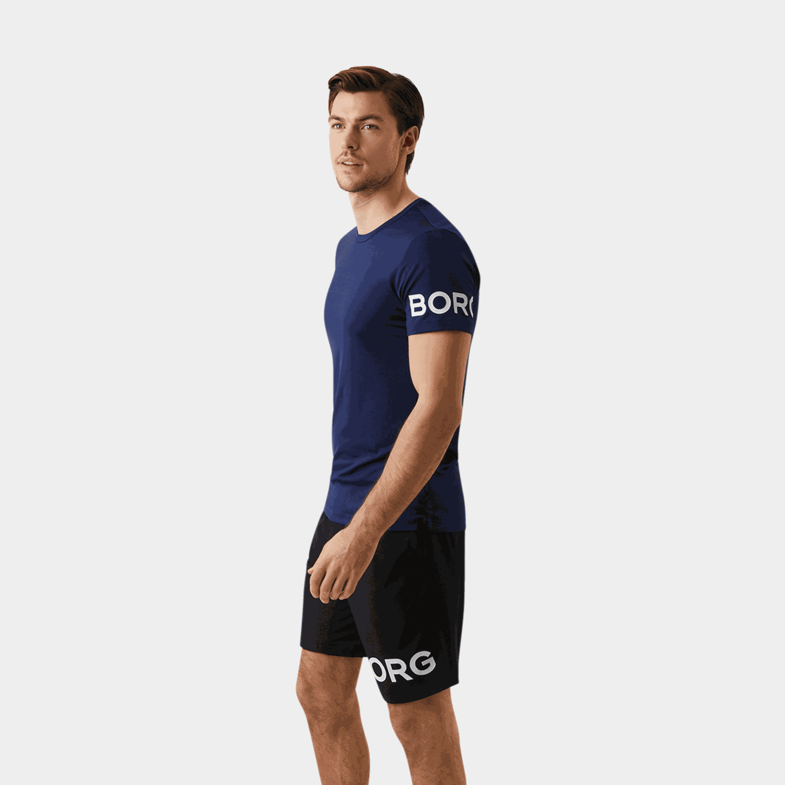  Camiseta Borg para hombre, azul oscuro