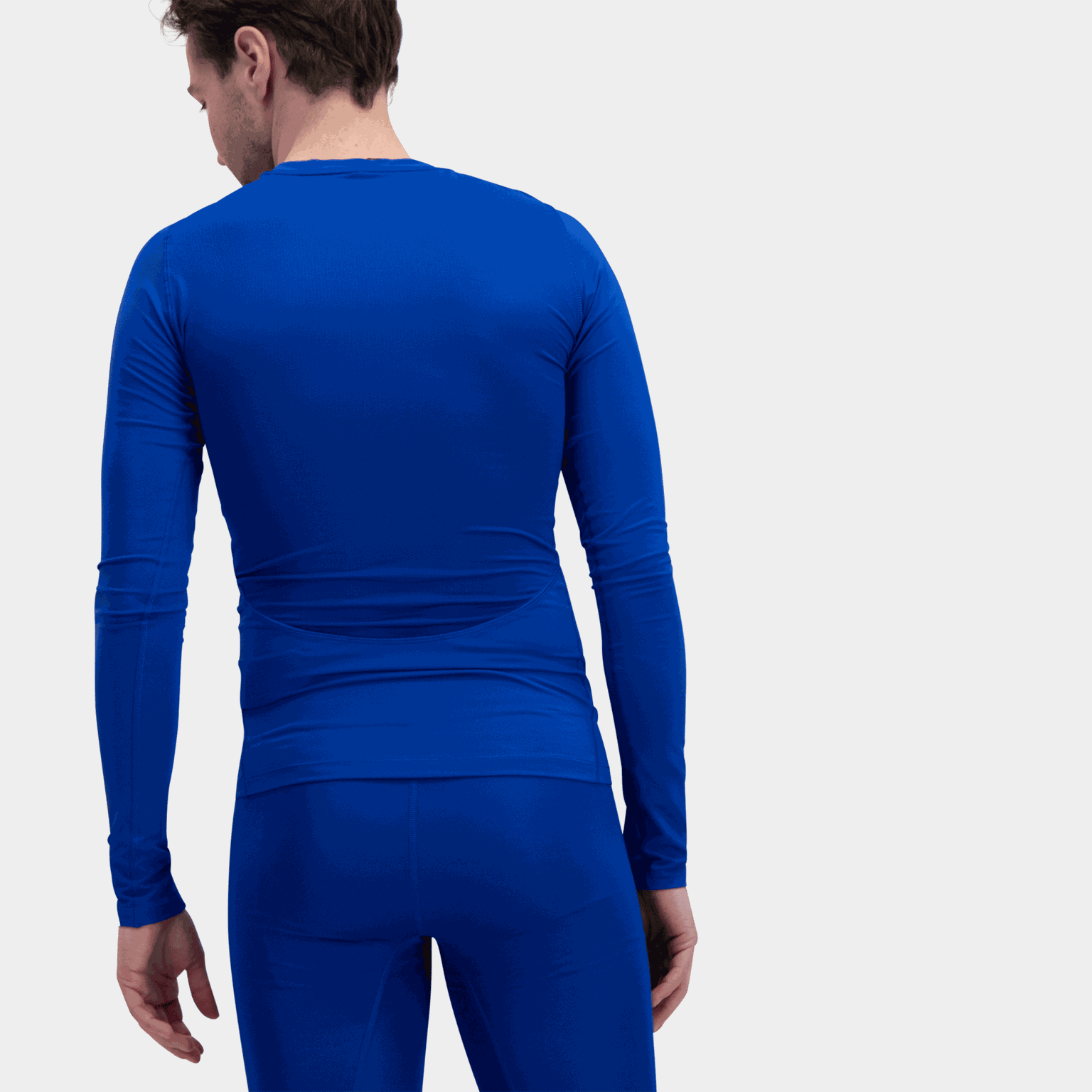 Camisa de futebol masculina Techfit de manga comprida