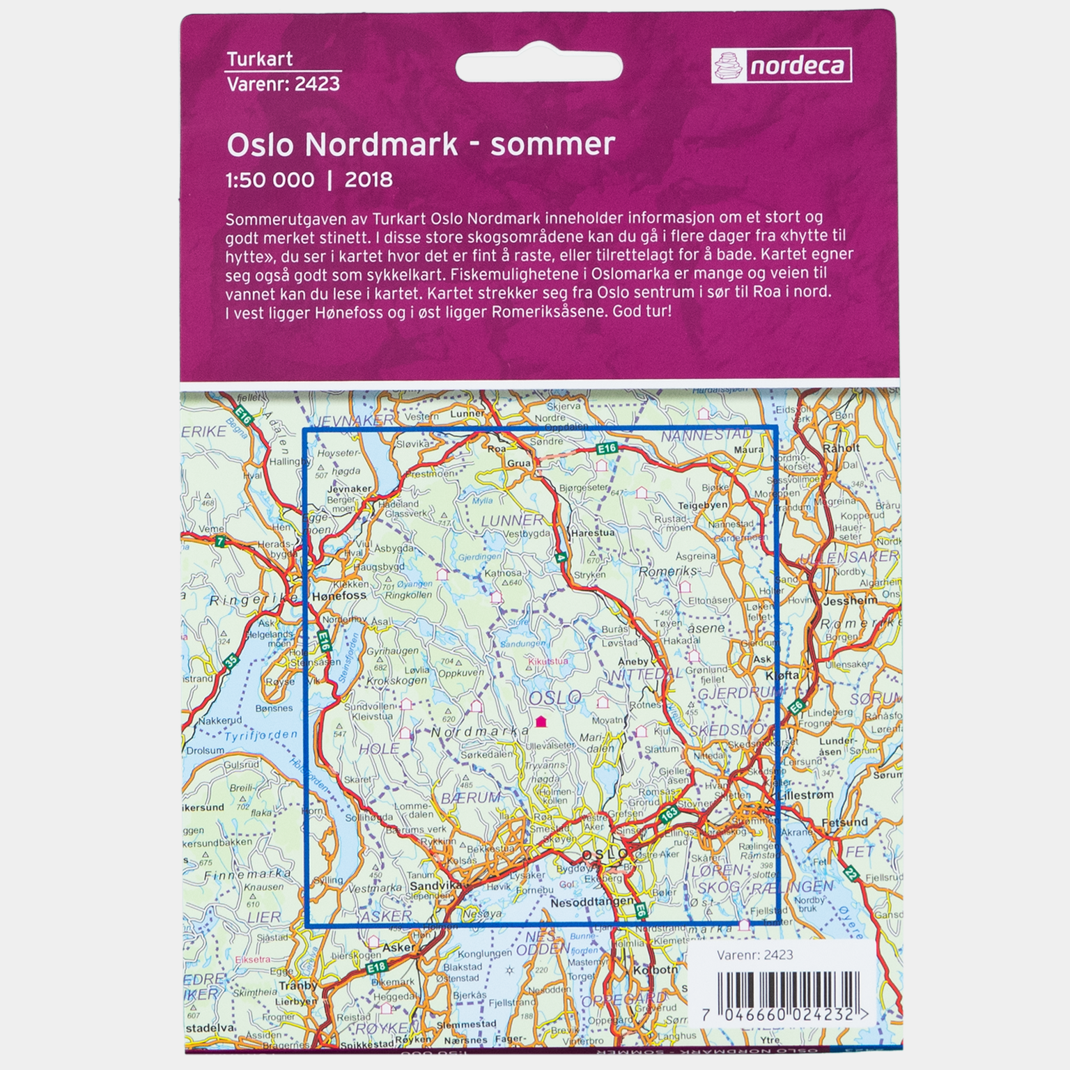  OSLO NORDMARK LATO 1:50 000 -