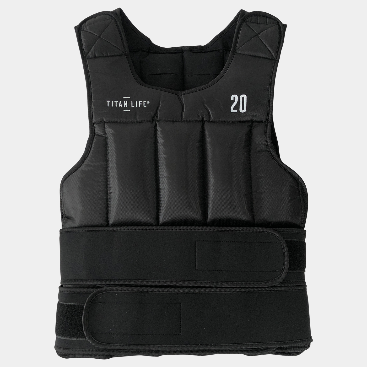  Kamizelka obciążeniowa Titan Life – 20 kg, czarna