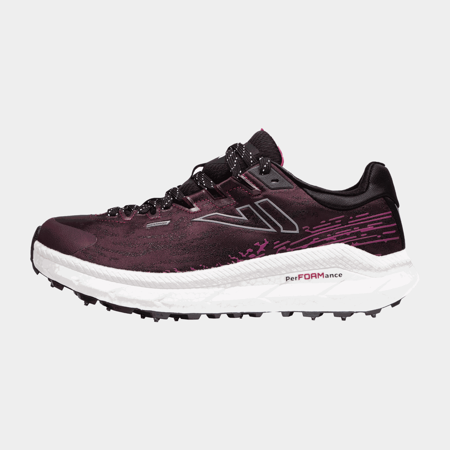  Wodoodporne buty do biegania Frost 2 damskie z kolcami – czarne