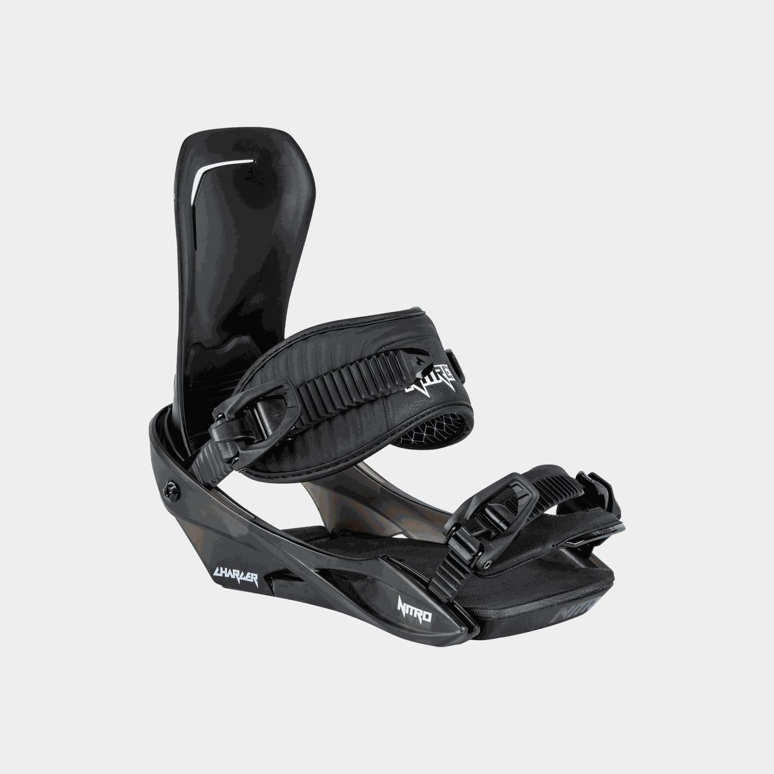 Fixation de snowboard Charger 24/25, Snowboard, Junior - Noir