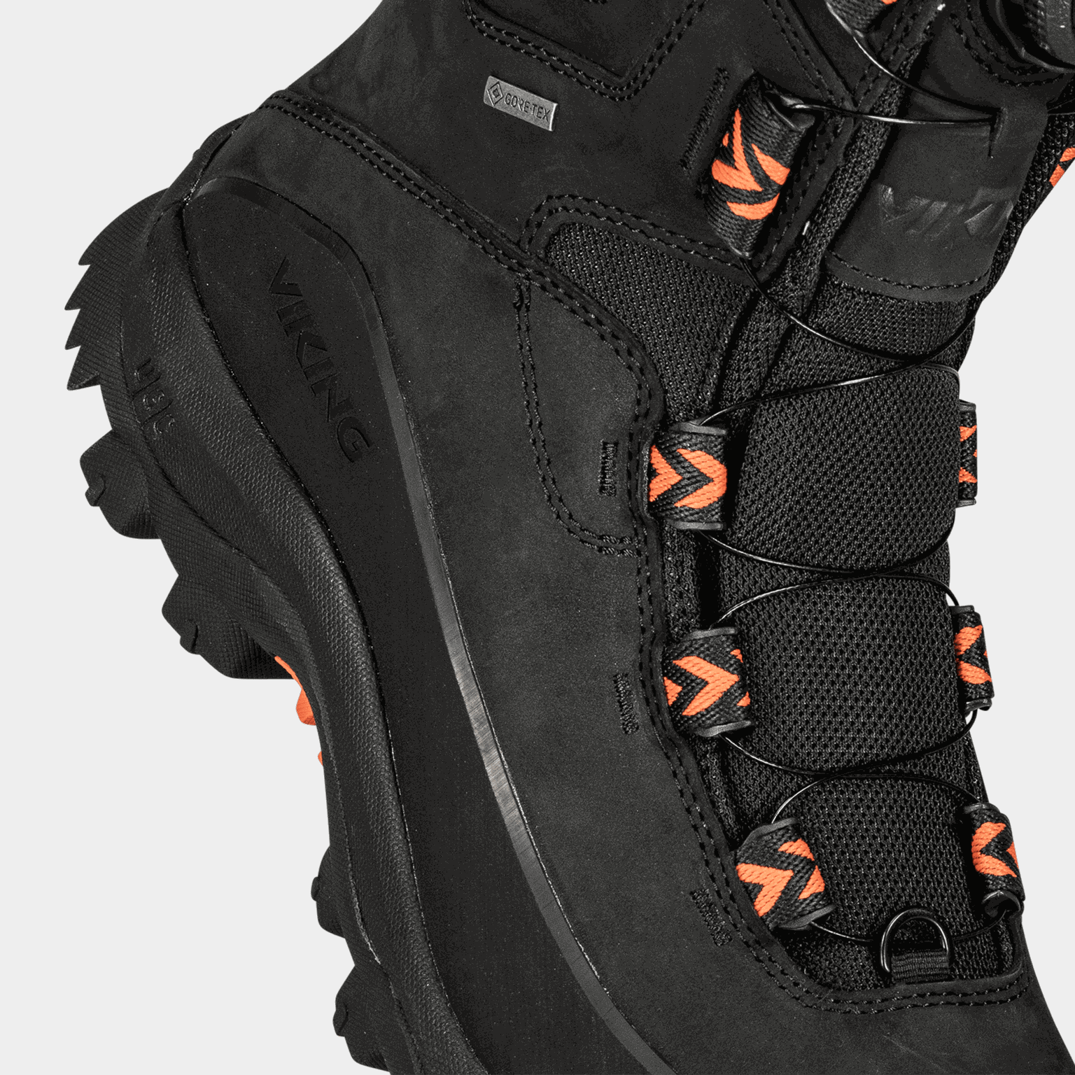 Heren Boa High jachtlaarzen met wild rendierprint en Gore-Tex constructie - Zwart