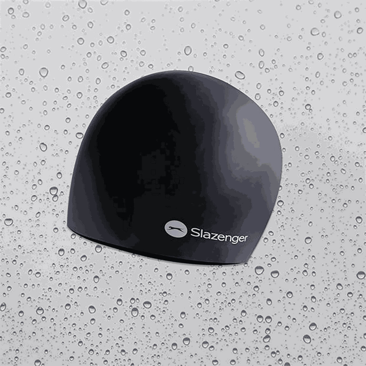 Silicone Cap, badehette, unisex - Svart