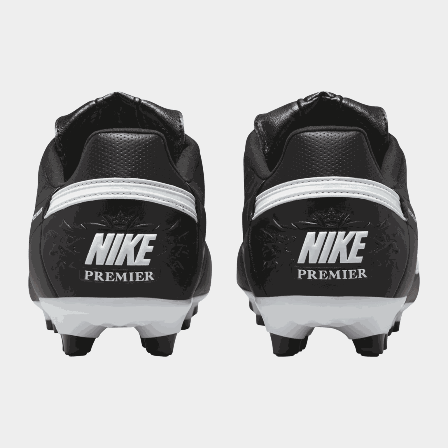 Premier 3 FG, fotballsko naturgress, unisex - Svart