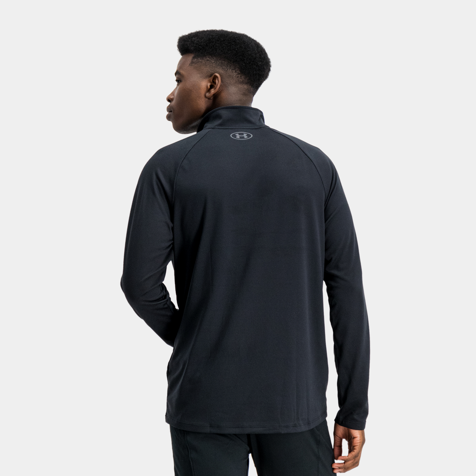  Tech 2.0 Heren Hoodie met Halve Rits - Zwart