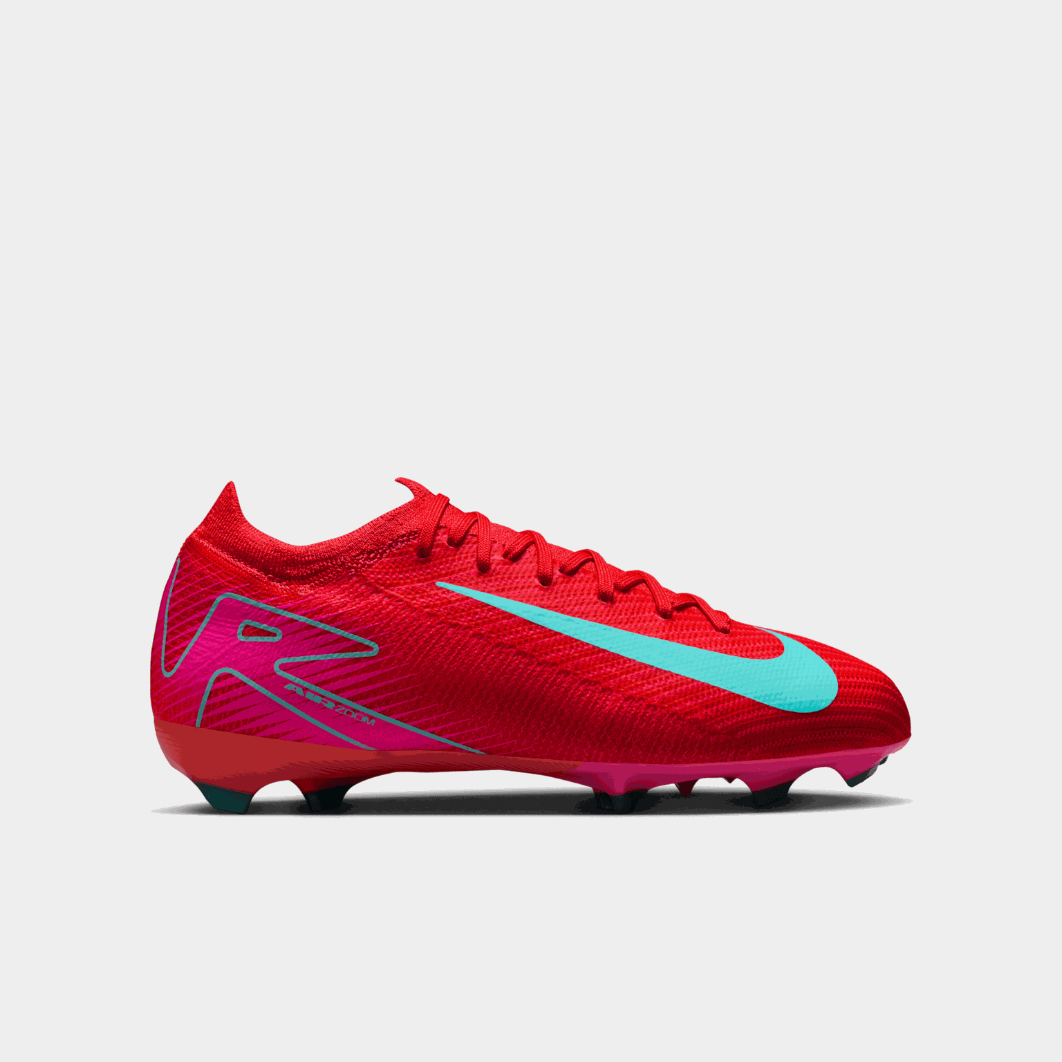  Mercurial Vapor 16 Pro FG Q1 25 dziecięce buty piłkarskie na sztuczną trawę – czerwone