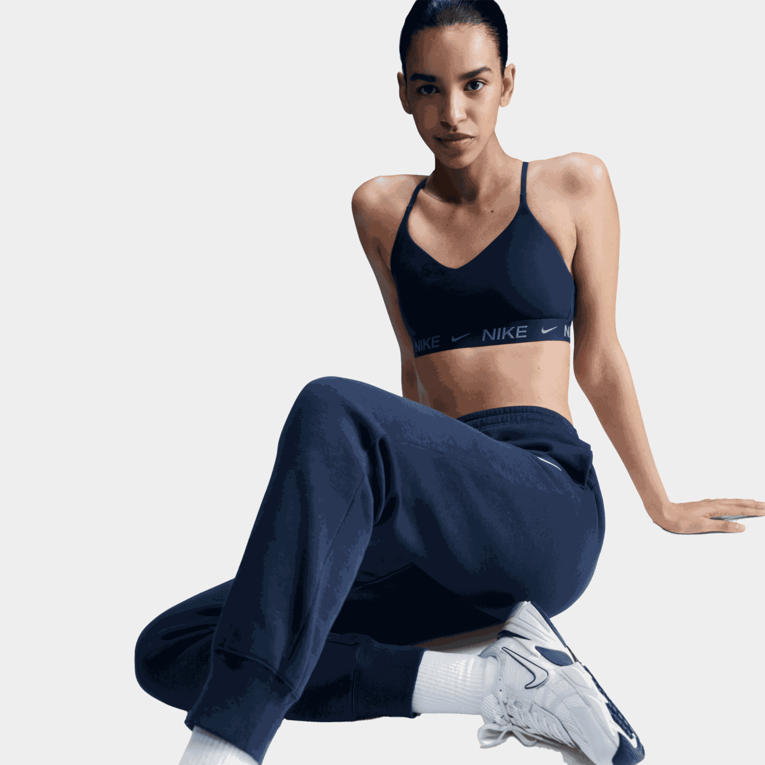  Damskie spodnie dresowe z polaru Phoenix Sportswear – niebieskie