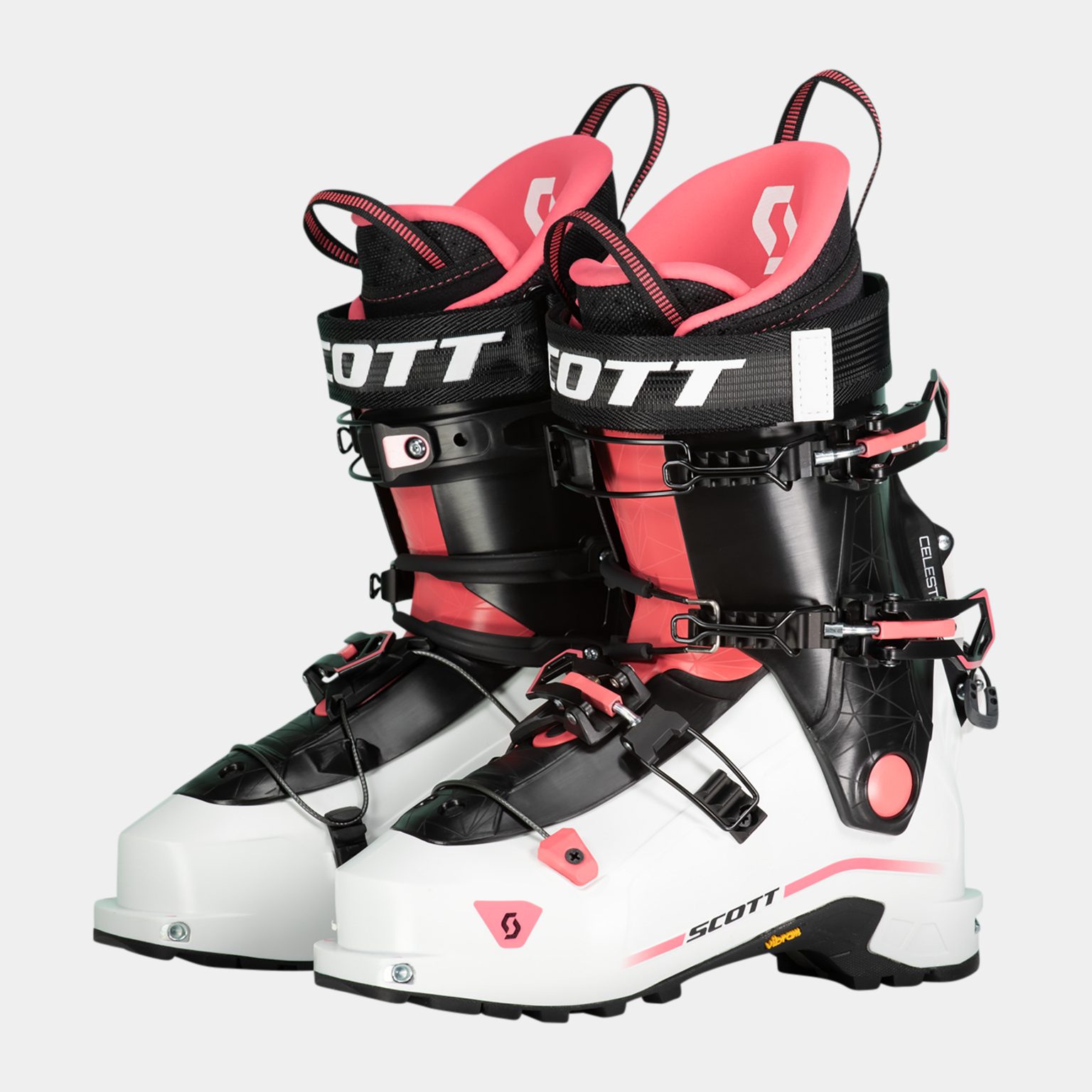 Botas de caminhada femininas Celeste W 24/25 - brancas