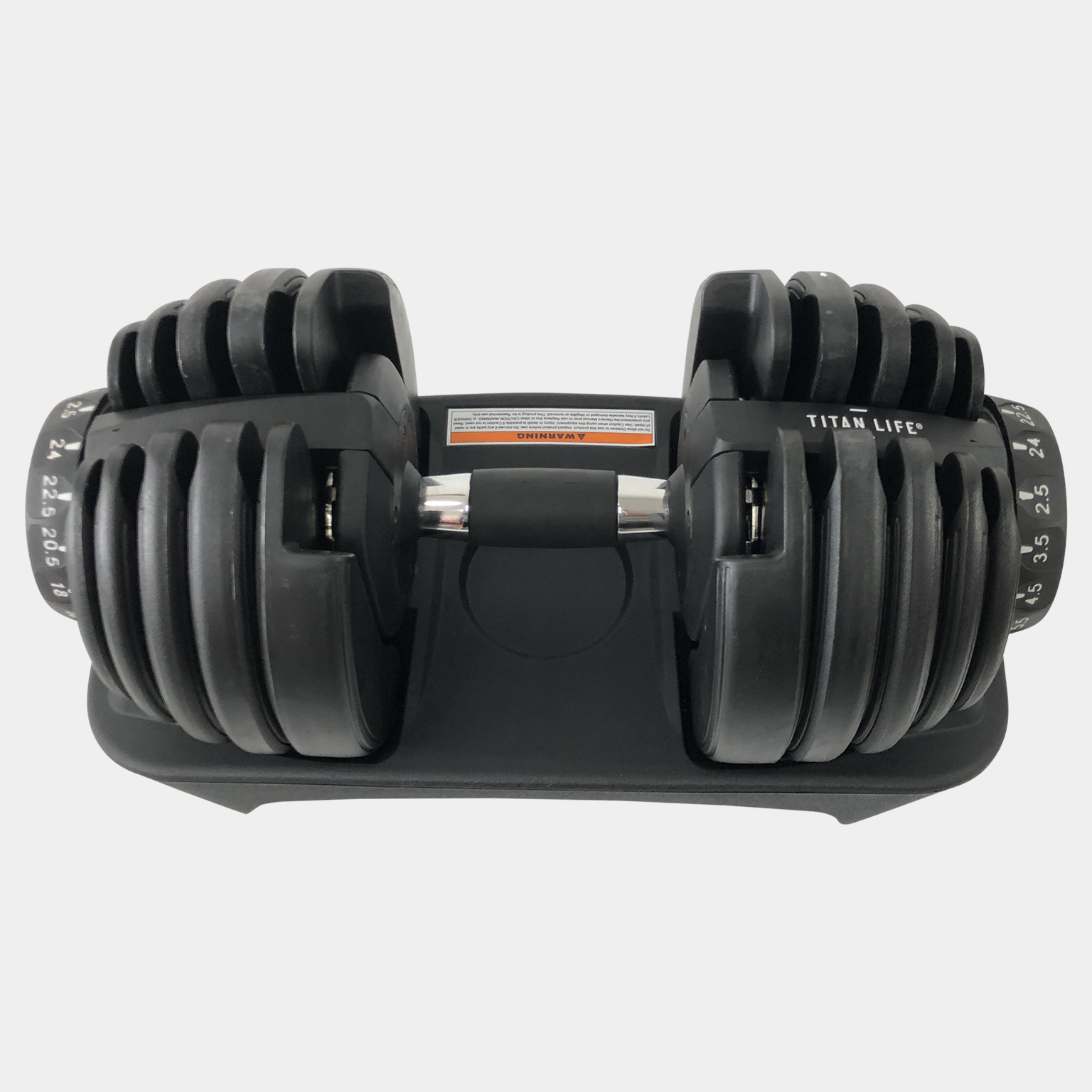  Hantel regulowany od 2,5 do 24 kg, hantel regulowany – czarny