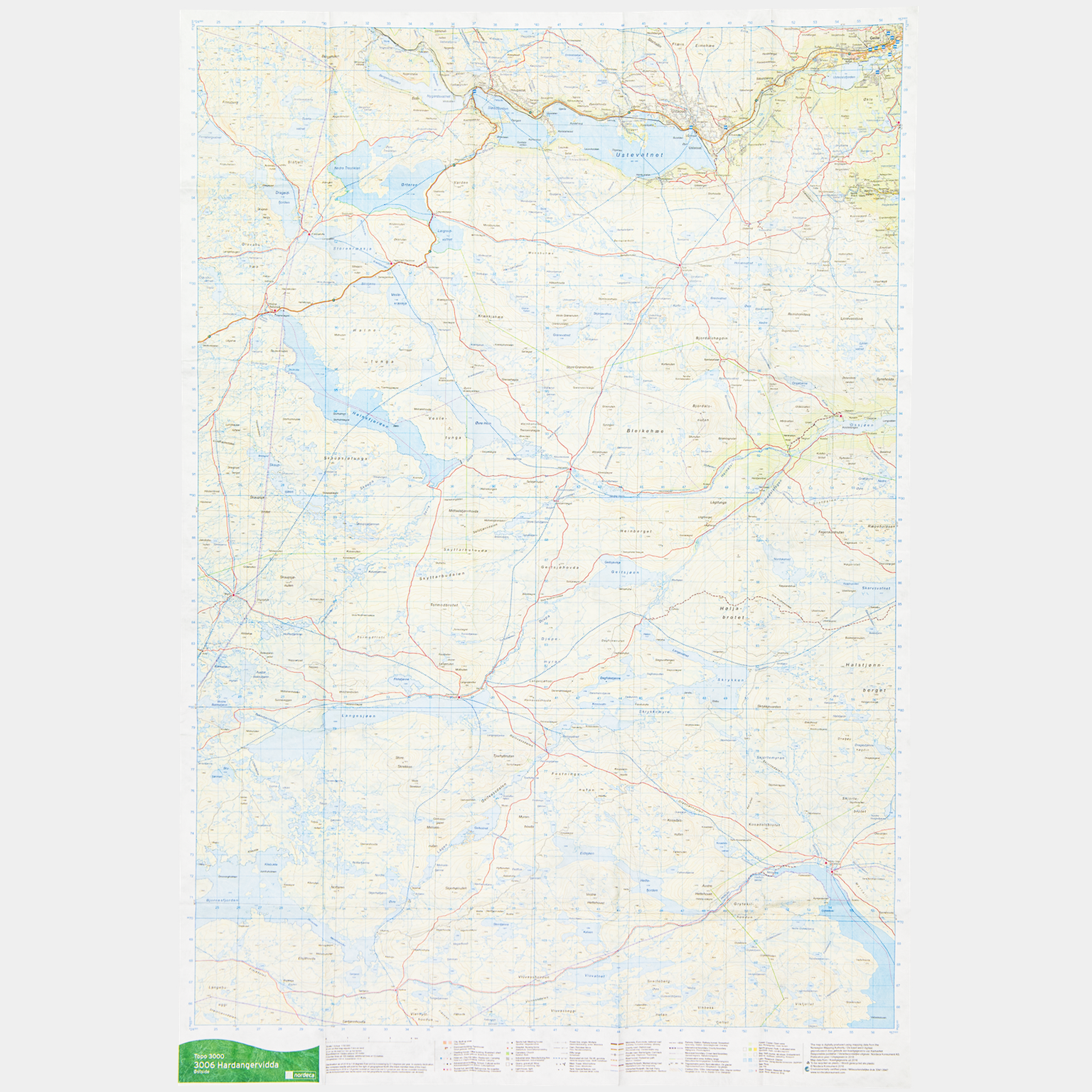  Hardangervidda 1:50 000 -
