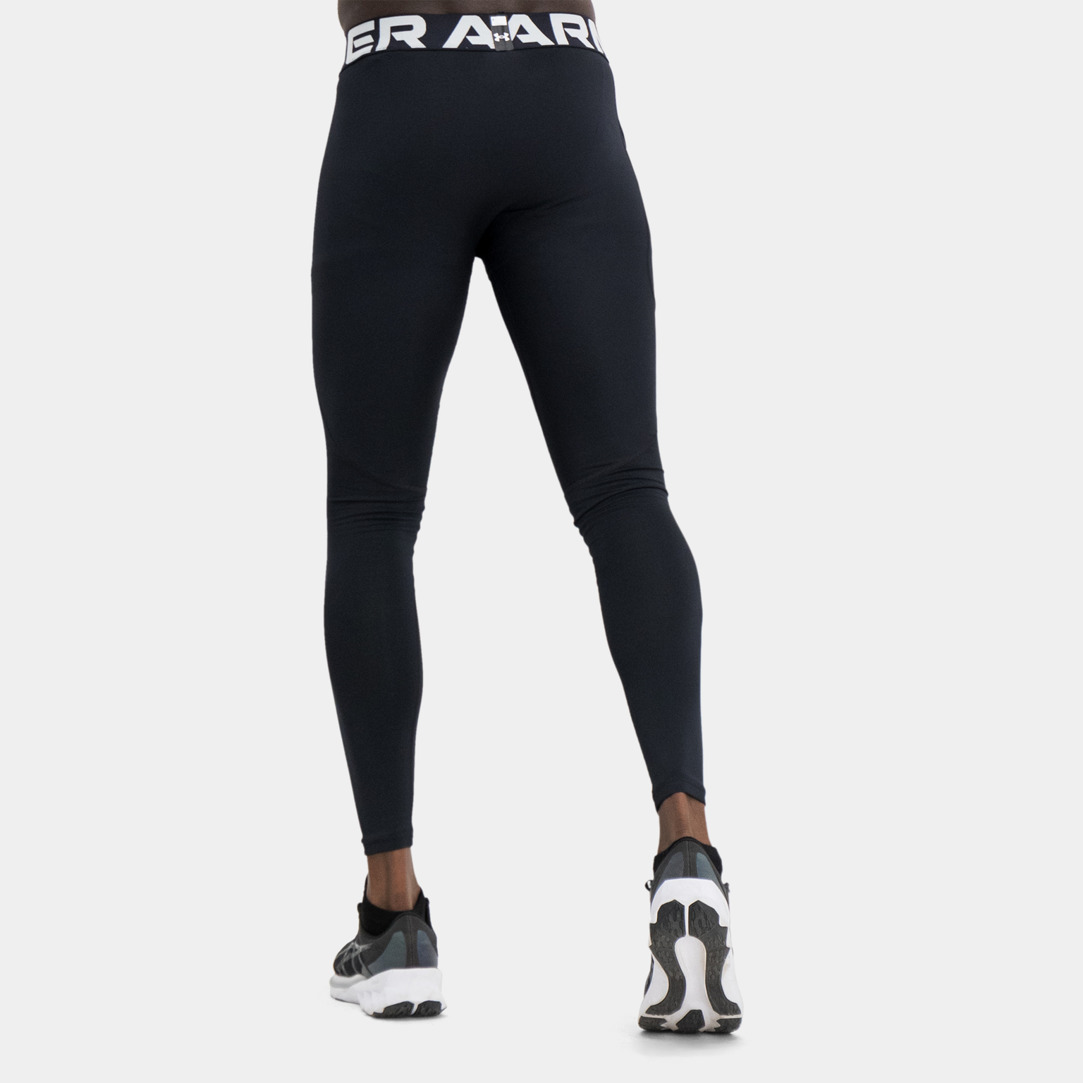  Męskie legginsy treningowe UA CG Armour – czarne