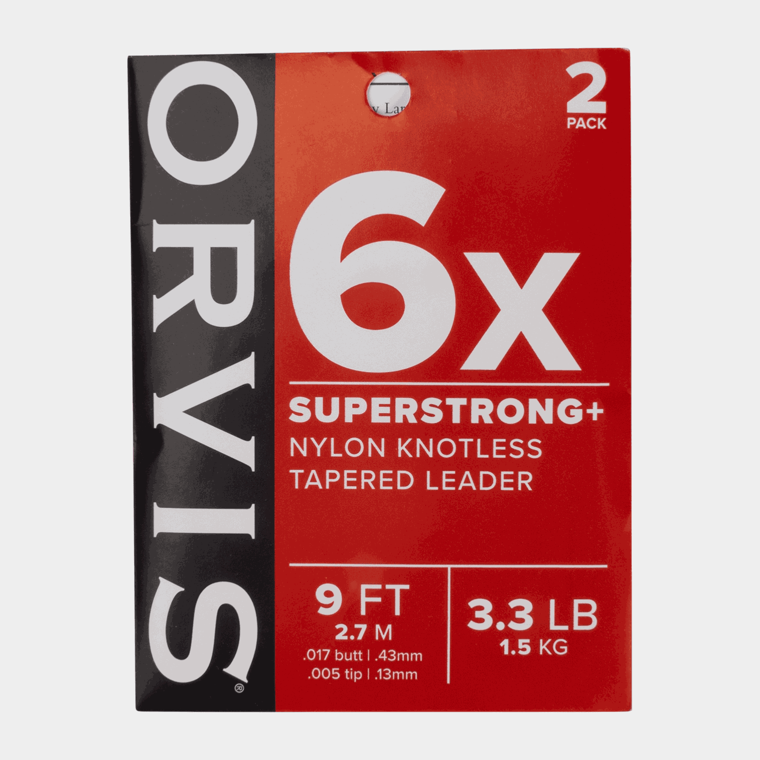 Super Strong Plus Leaders 9' 6x, fortom -