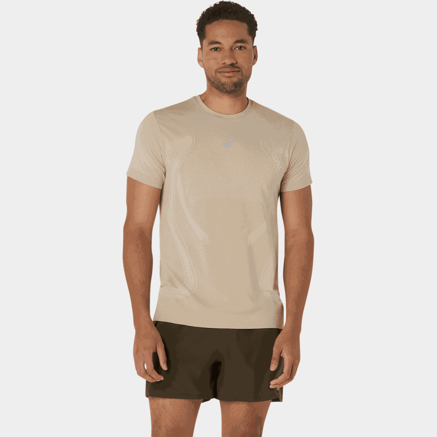 Road Seamle Short Sleeve Short Sleeve Top, treningstrøye, herre - Hvit