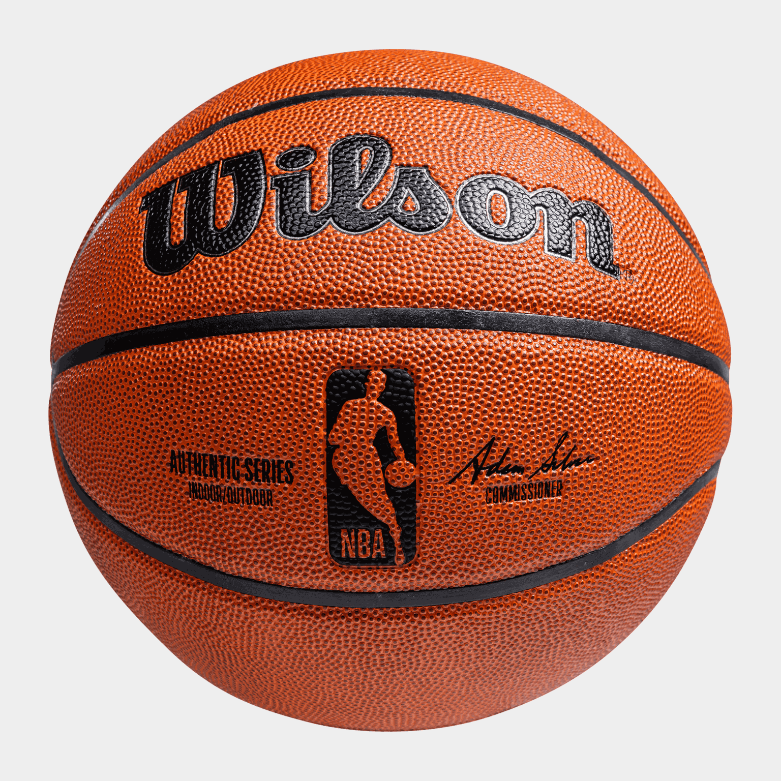 NBA Authentic Indoor/Outdoor Basketball, basketball - Brun
