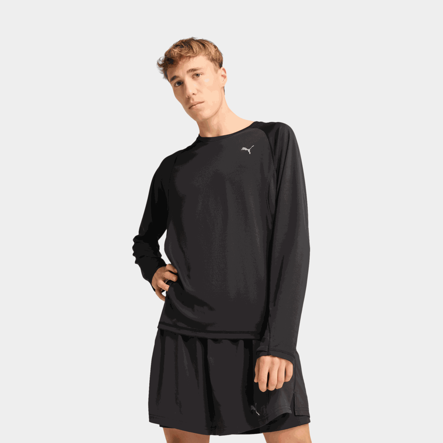  Bluza treningowa Run Velocity męska z długim rękawem