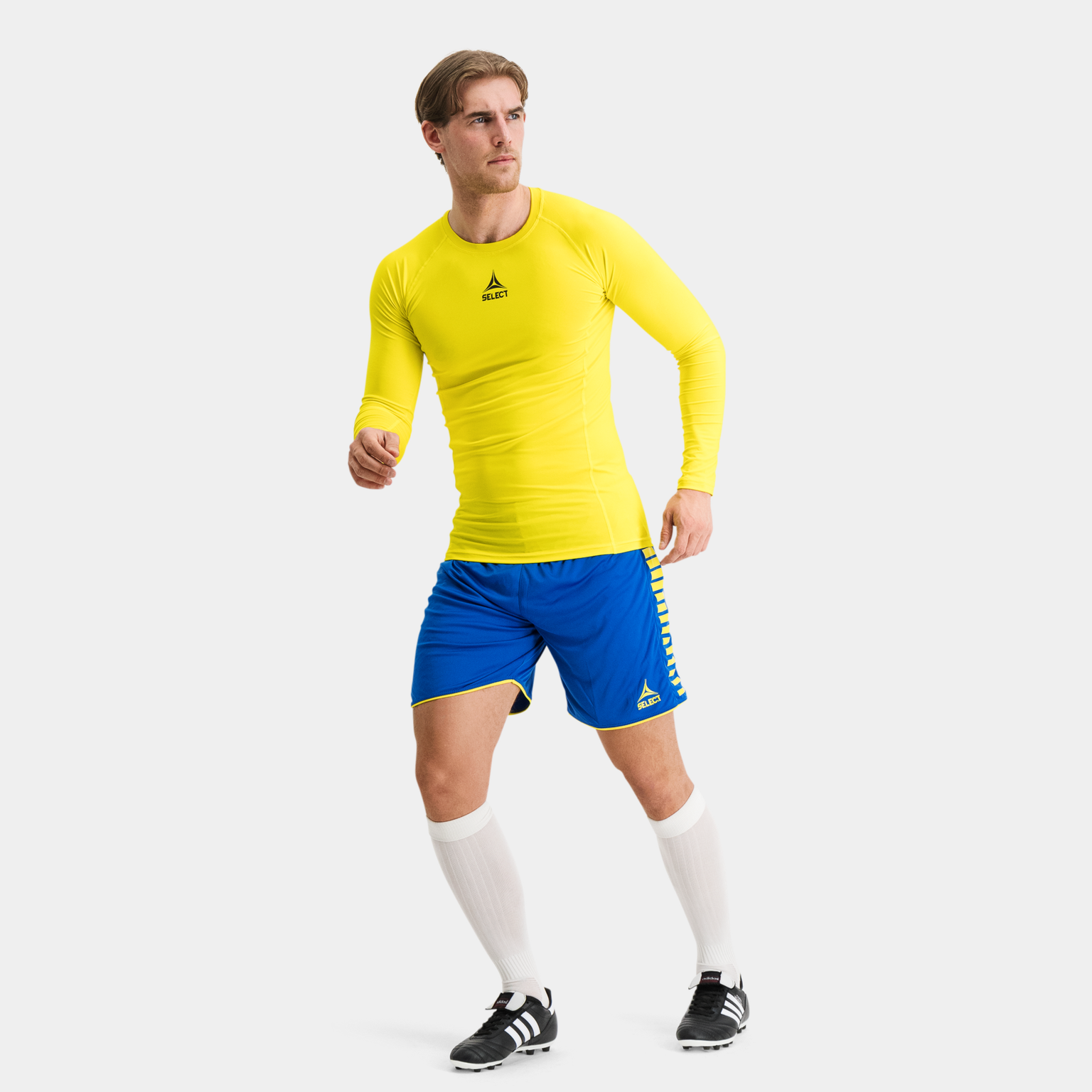 Camiseta técnica masculina de manga comprida para treino.