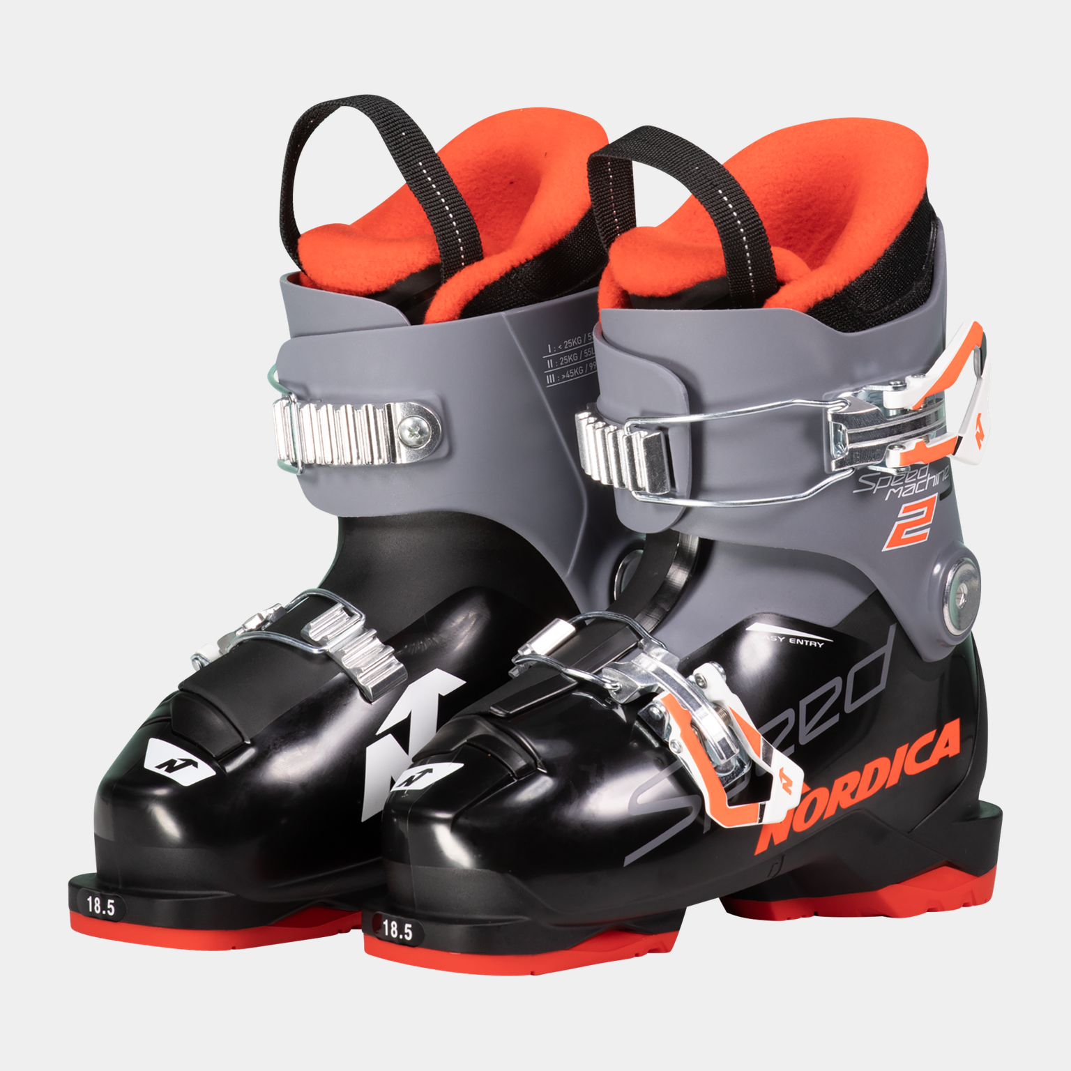 Botas de caminhada JR Speedmachine J 2 24/25, botas de caminhada infantis - pretas