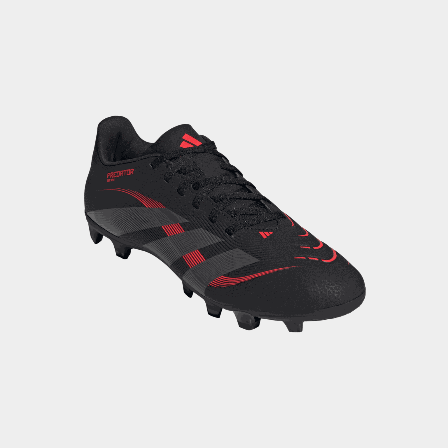 Predator Club FG/MG, fotballsko gress og kunstgress, unisex - Svart