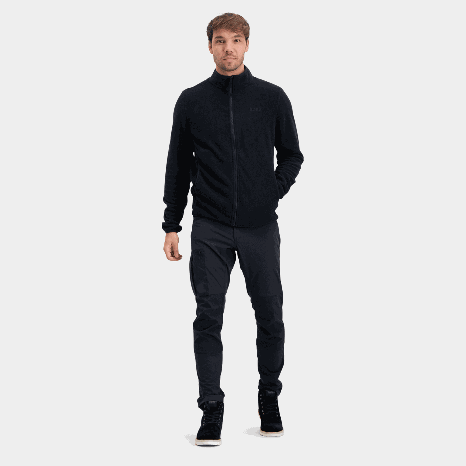  Veste polaire pour homme avec fermeture éclair intégrale
