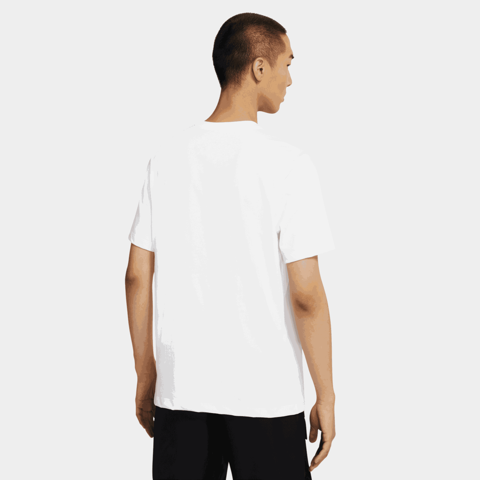  Heren Icon Swoosh T-shirt, wit