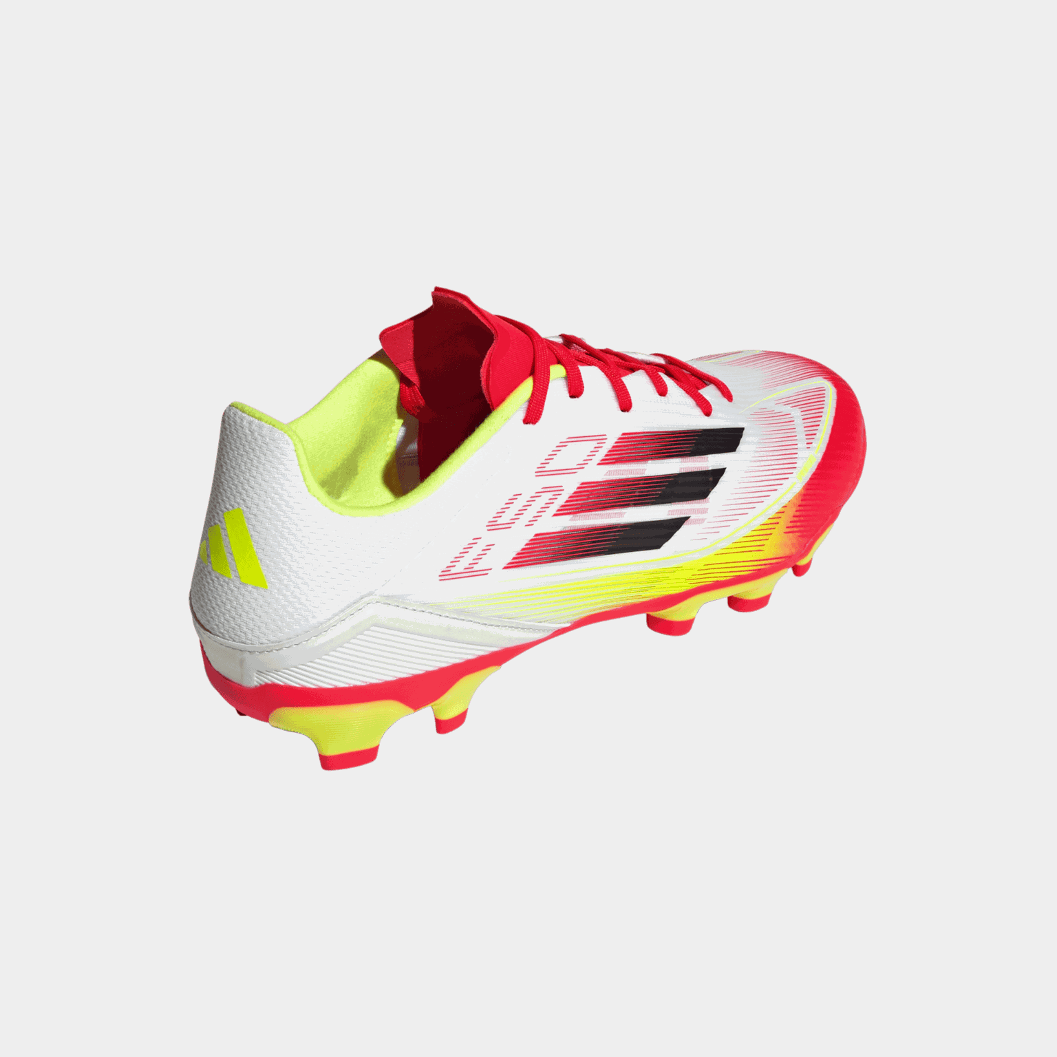  Chaussures de football F50 League MG, pour gazon naturel et synthétique, unisexe – Blanches