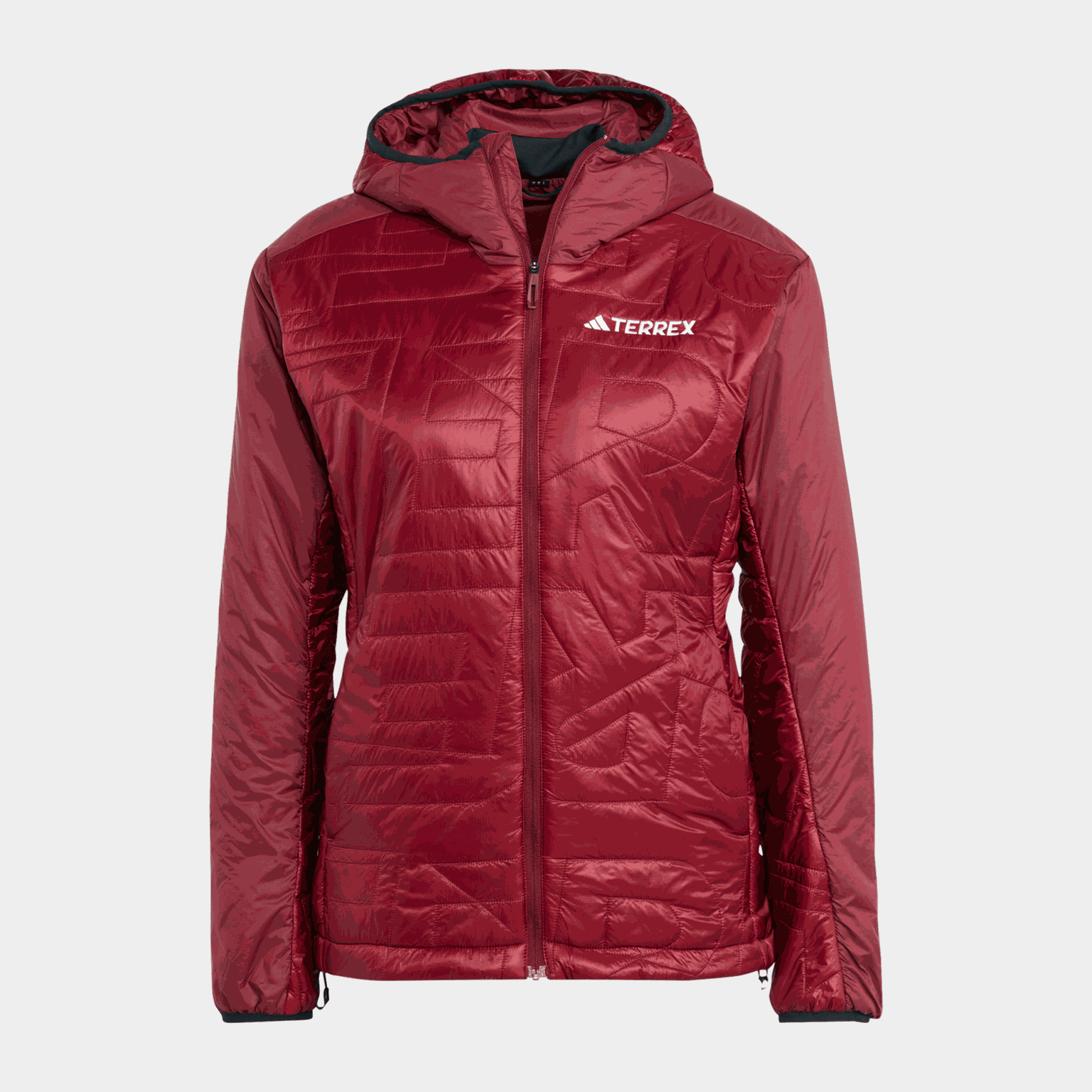  Veste à capuche Terrex Xperior Varilite Primaloft, veste isolante, femme - Rouge
