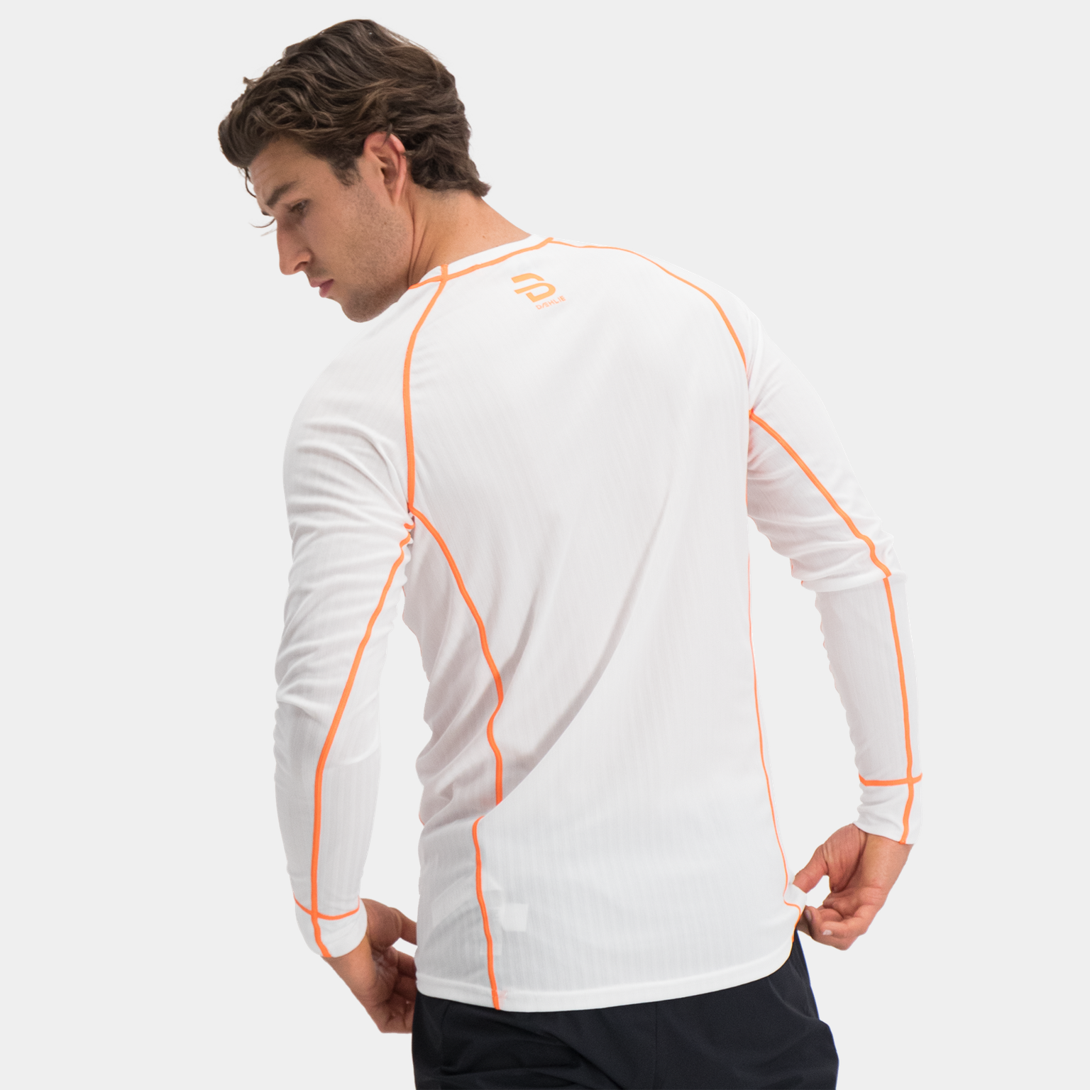 Technisch herenondergoed met lange mouwen voor maximaal comfort.