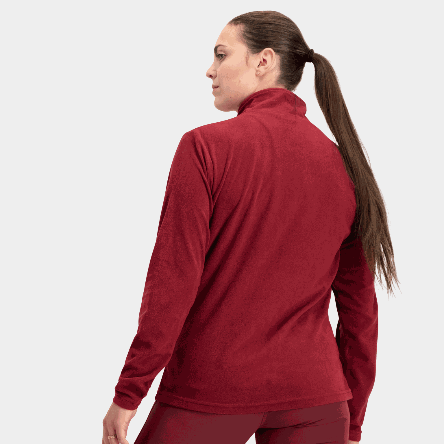  Dames Shield Rec W Fleece Hoodie met rits