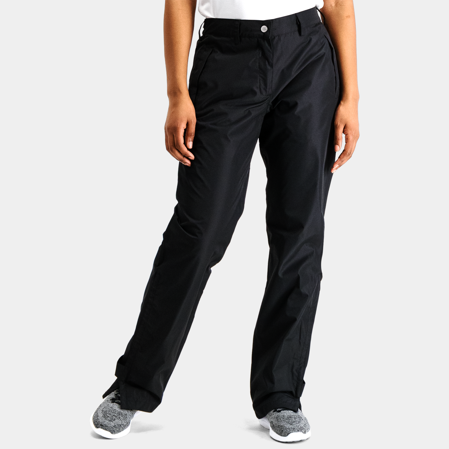  Dámské golfové kalhoty Lotta Waterproof - černé
