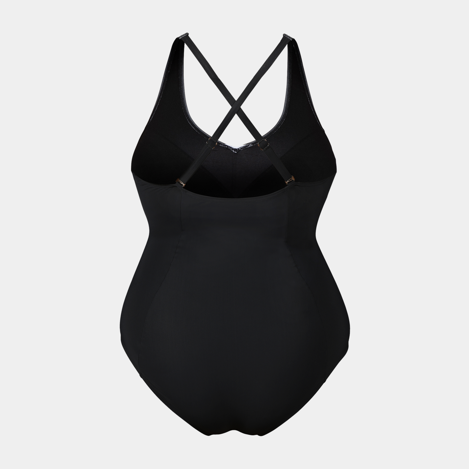 Isabel Light Plus Size damski kostium kąpielowy z krzyżowanymi plecami – wielokolorowy