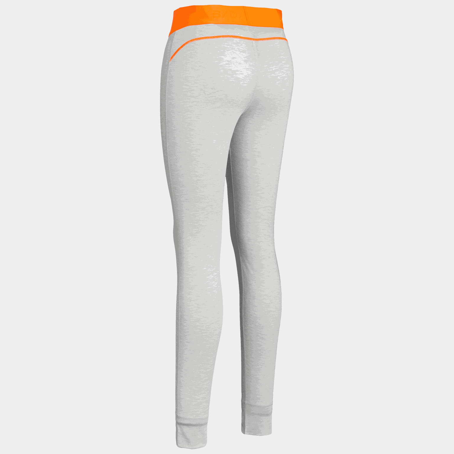 Pantaloni lunghi da donna in misto lana - grigi