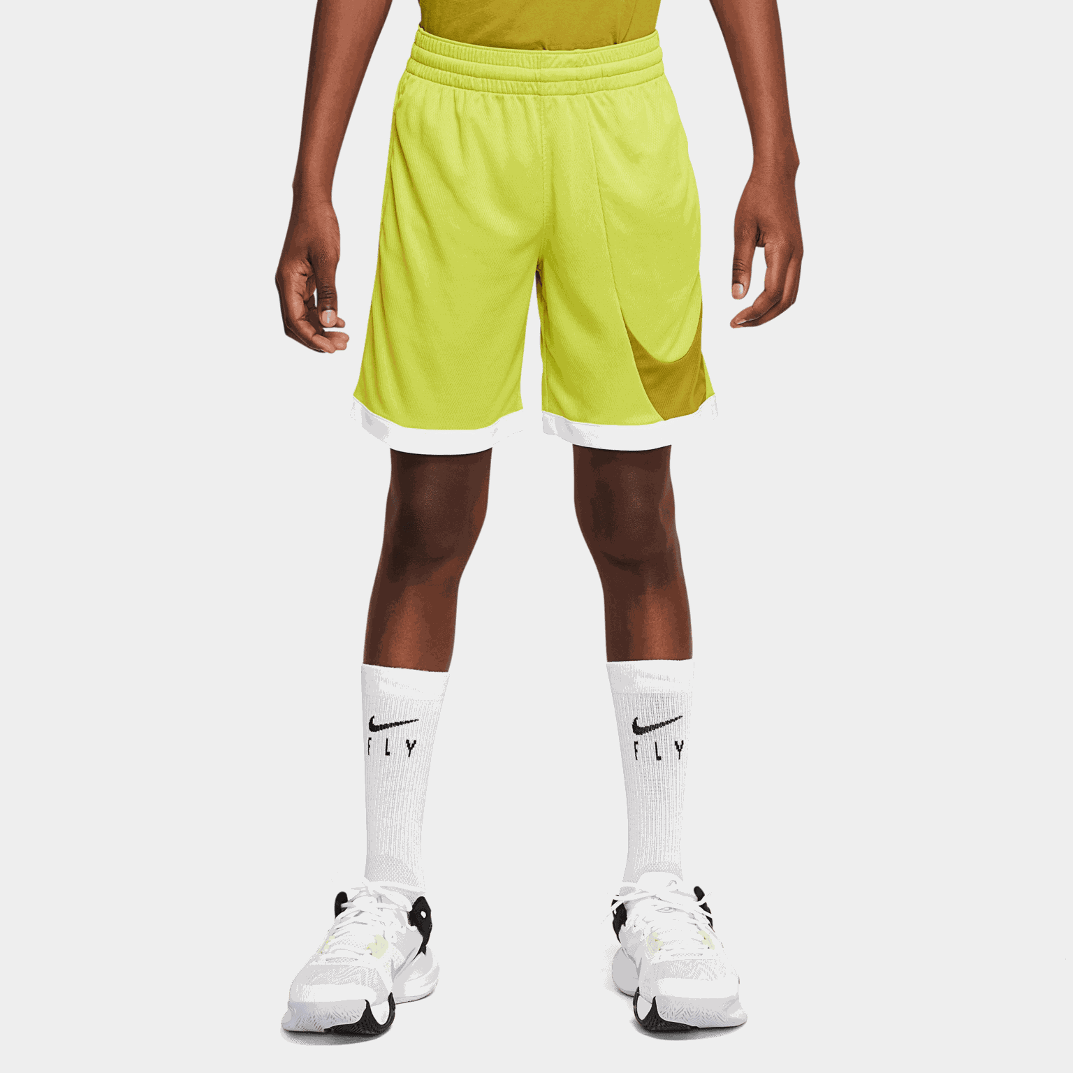 Big Kids Basketball Shorts, basketball shorts, junior - Grønn