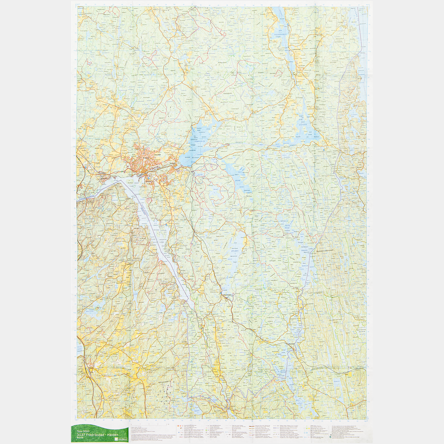 Fredrikstad-halden 1:50 000 -