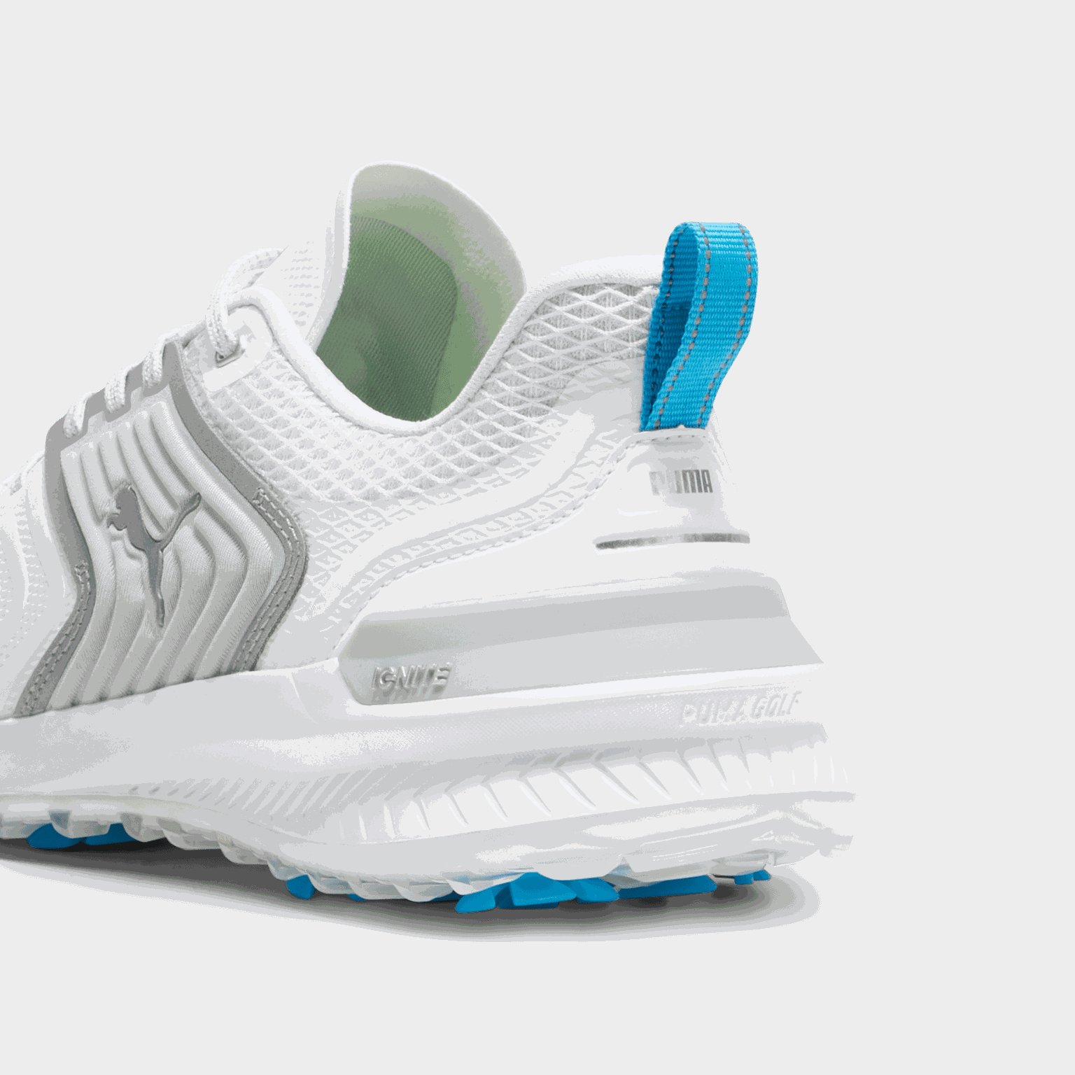 Chaussures de golf à crampons Ignite Innovate pour hommes – Blanches