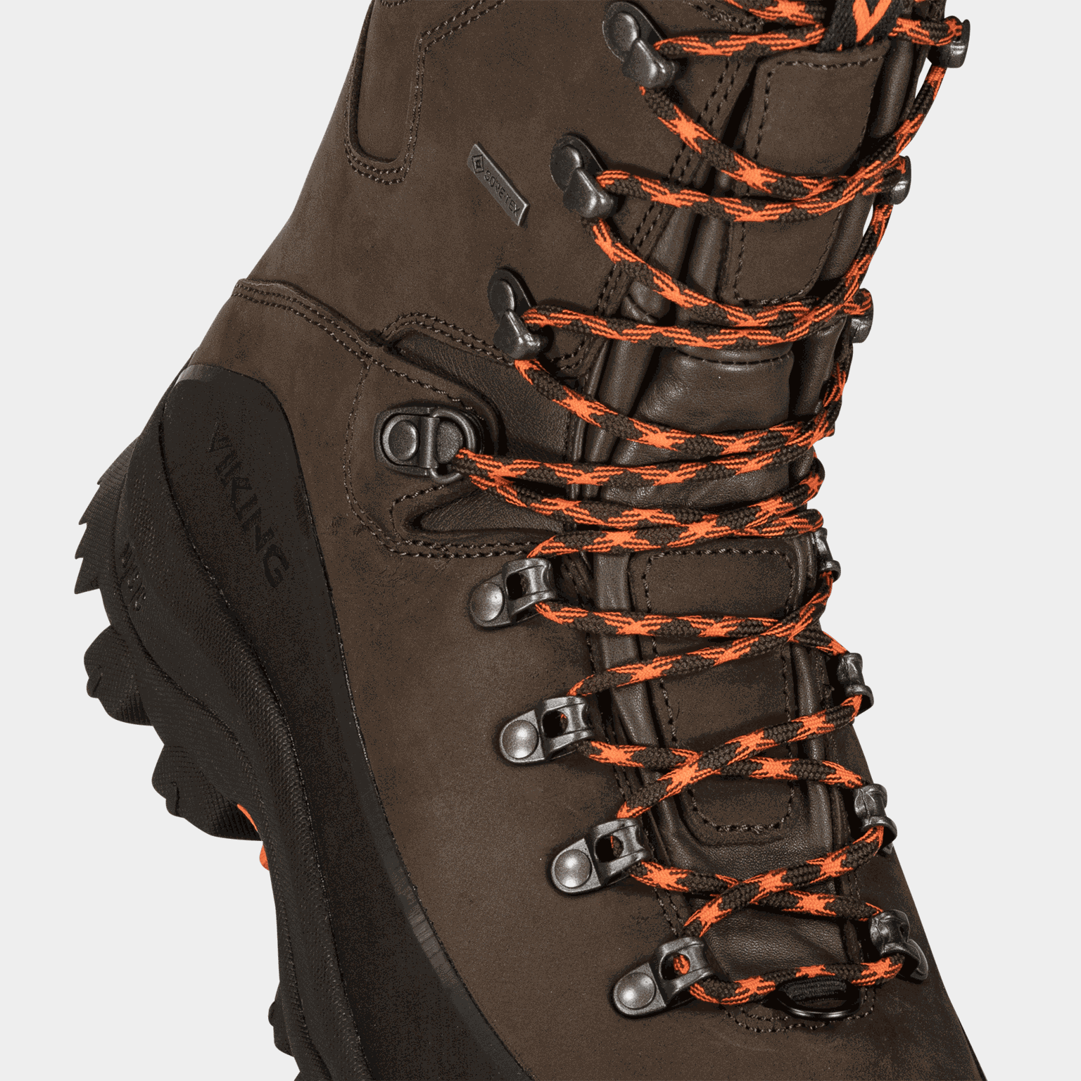 Wysokie buty myśliwskie męskie Wild Reindeer De Lux z membraną Gore-Tex – brązowe