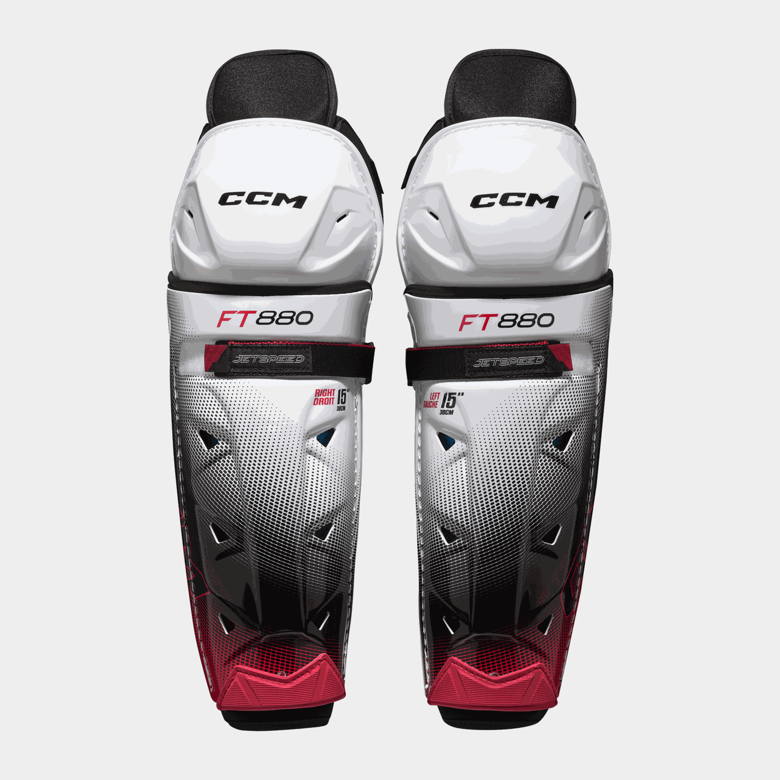  Ochraniacze na piszczele Jetspeed FT880 - 25/26, Ochraniacze na piszczele, Senior -