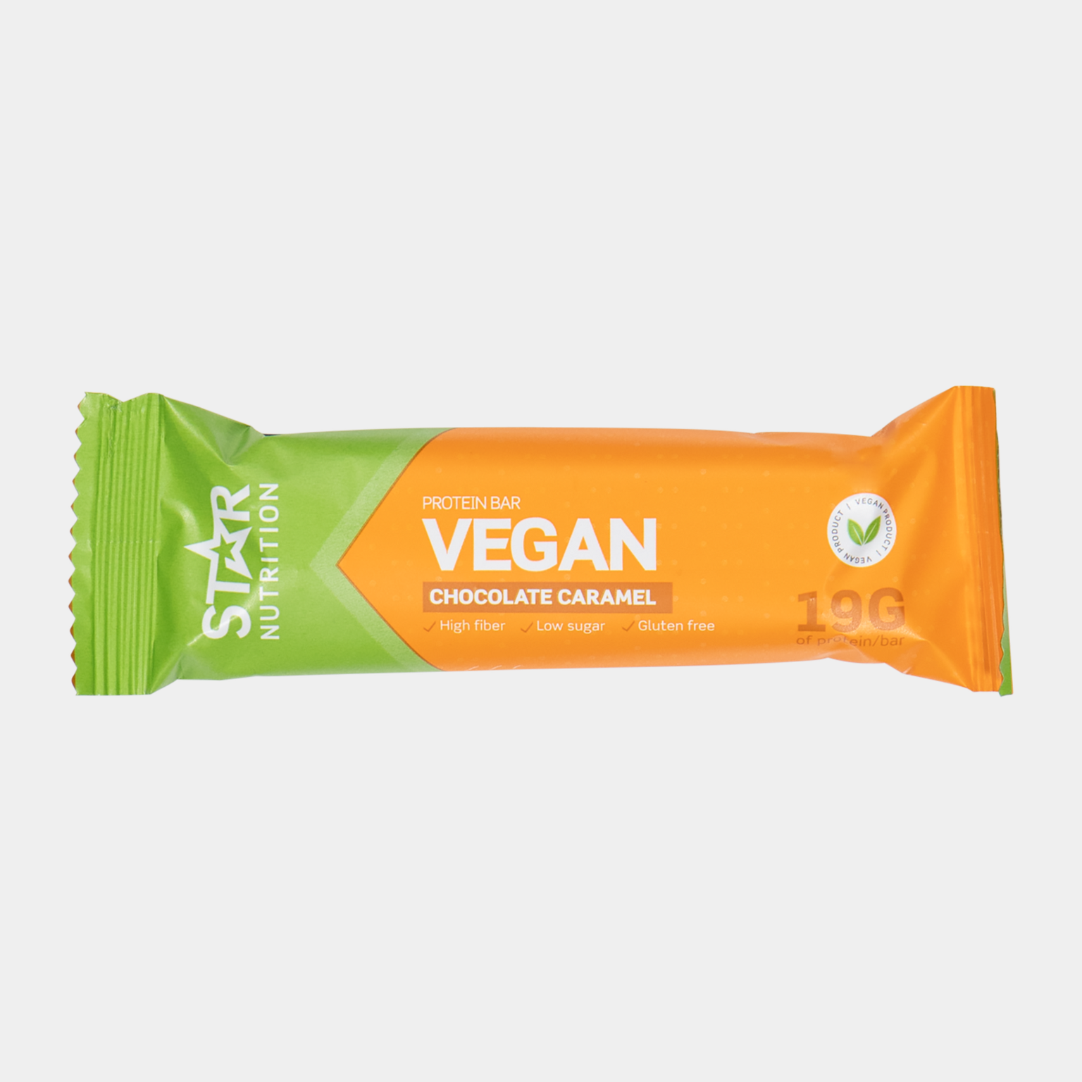 Star Nutrition Vegan Protein Bar, 55 G, Caramel Chocolate, proteinbar -