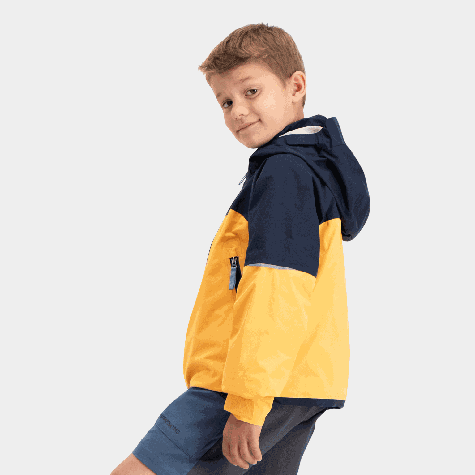  Veste Ash Jacket 3, veste imperméable pour enfant - orange