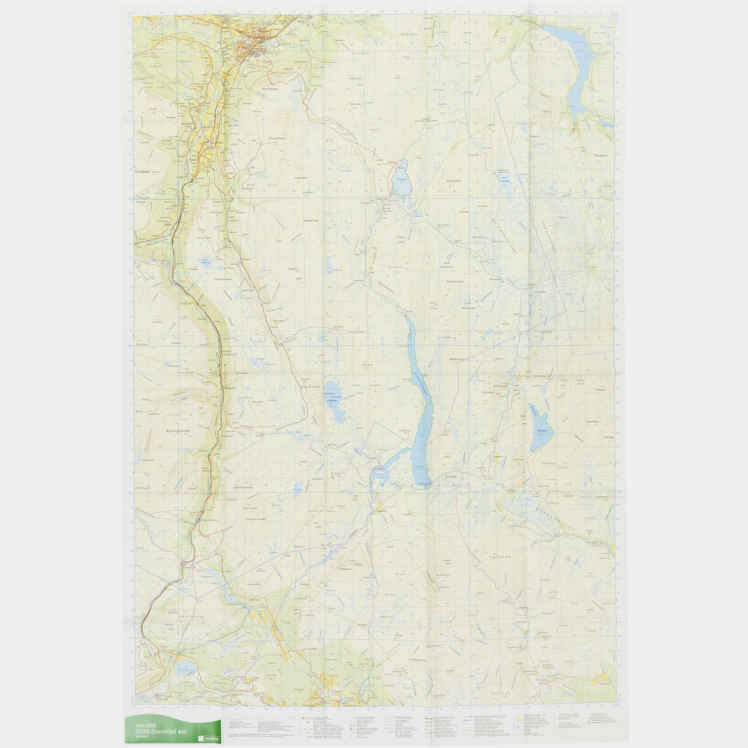 Dovrefjell Wschód 1:50 000 -