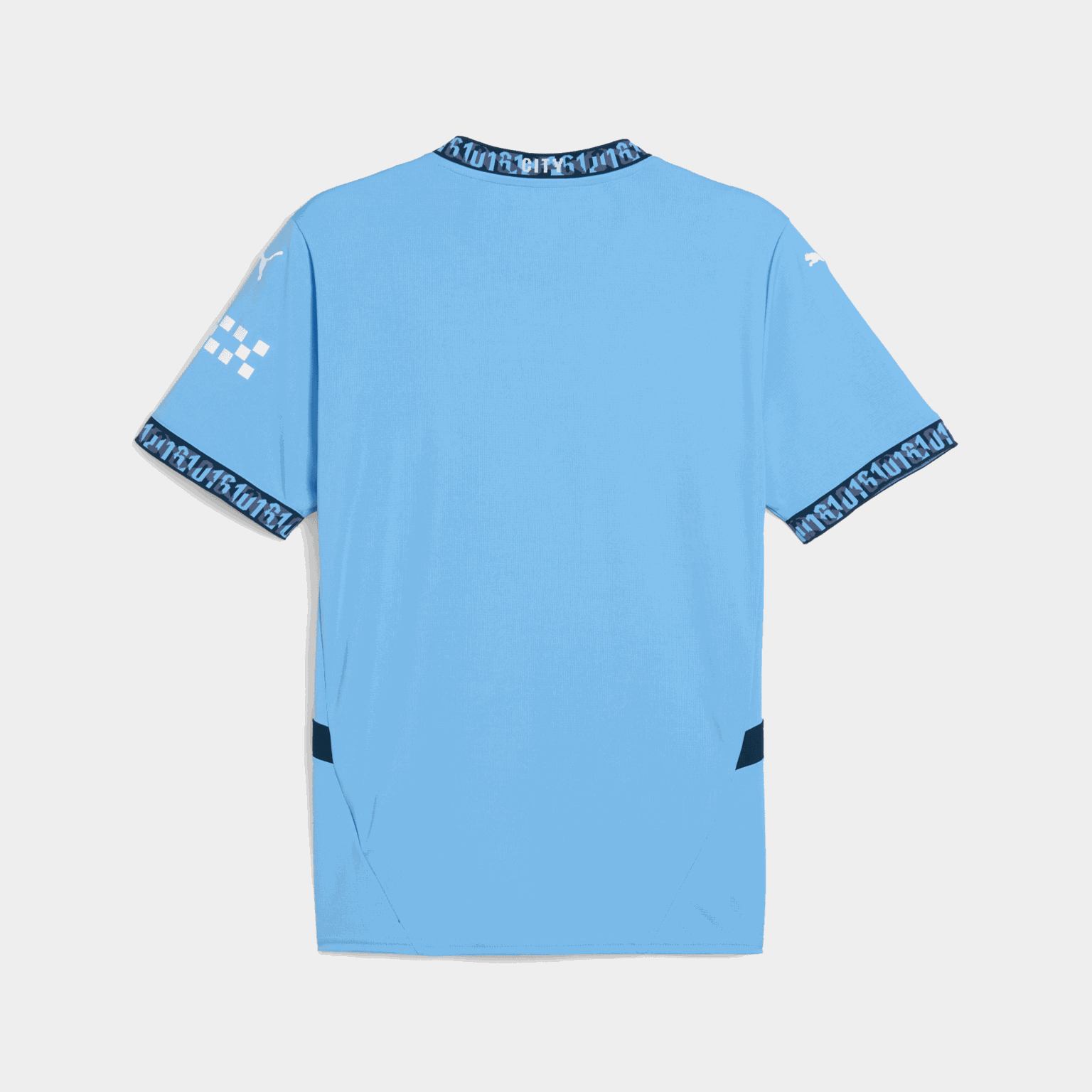  Replica shirt van Manchester City uit het seizoen 24/25, unisex, blauw.