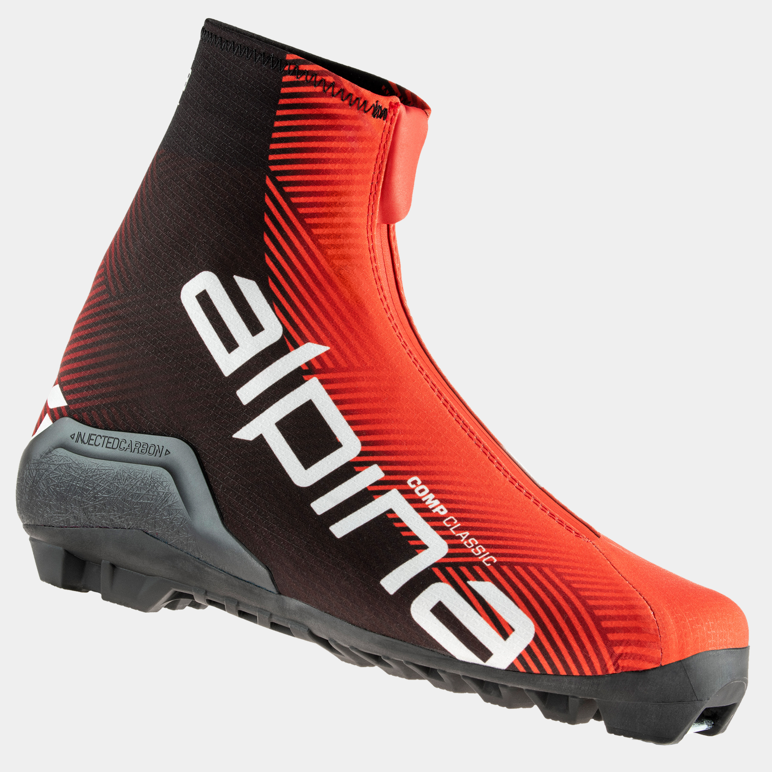 Botas de esqui XC COMP Classic 23/24, botas de esqui clássicas, unissex - vermelhas
