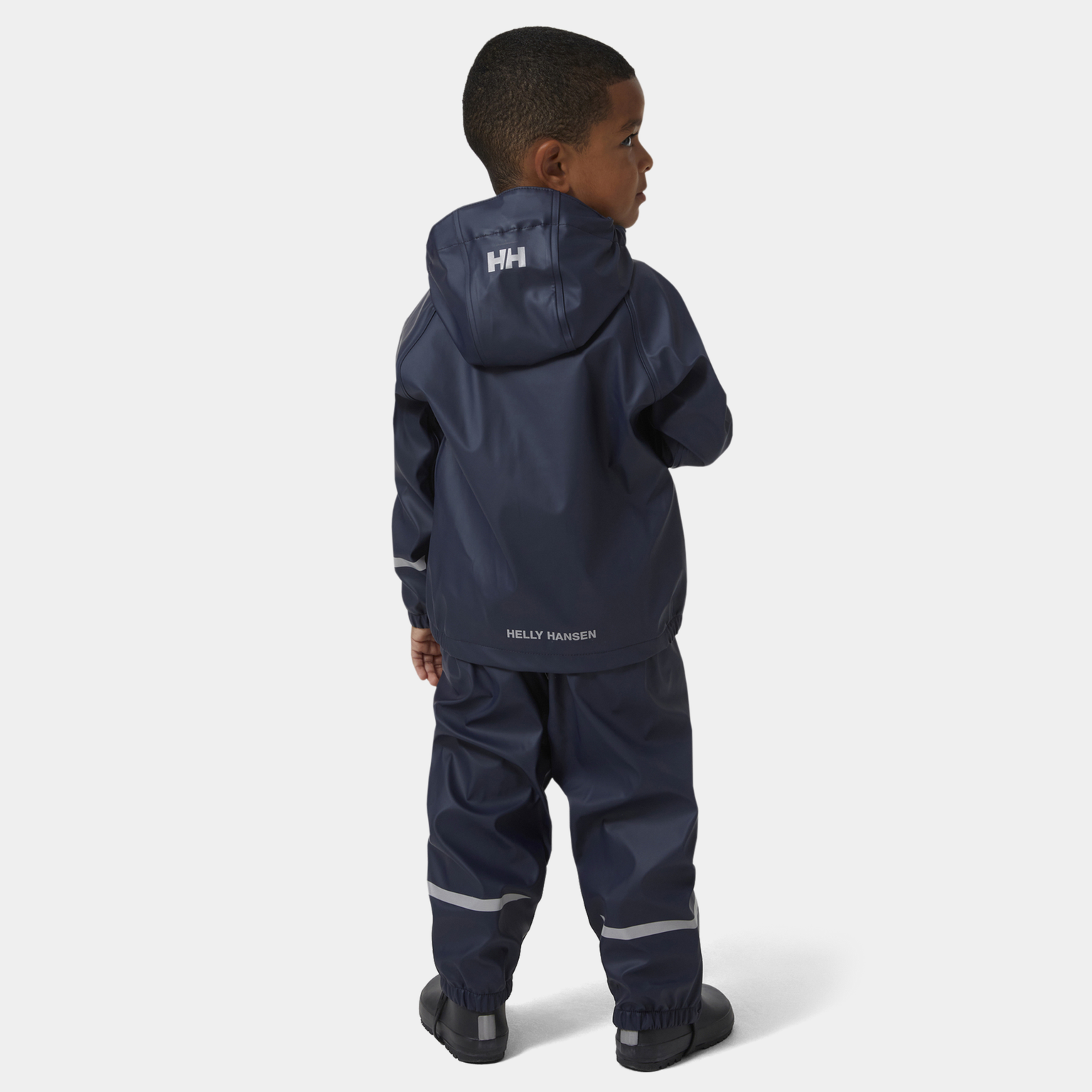  Ensemble de pluie Bergen 2.0 en PU, ensemble de pluie pour enfants - Bleu foncé