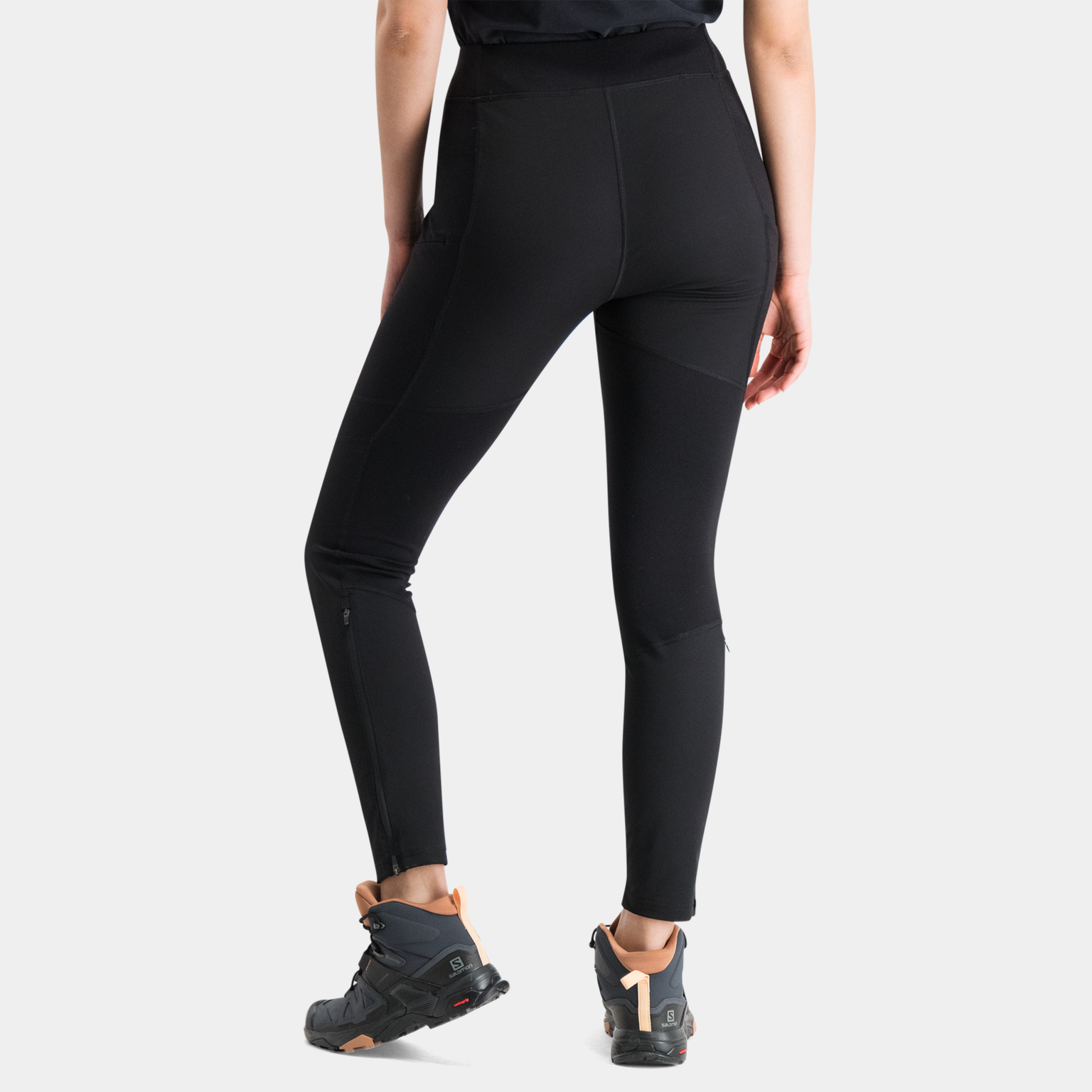  Damespanty Tausa W van wol, hybride materiaal – Zwart