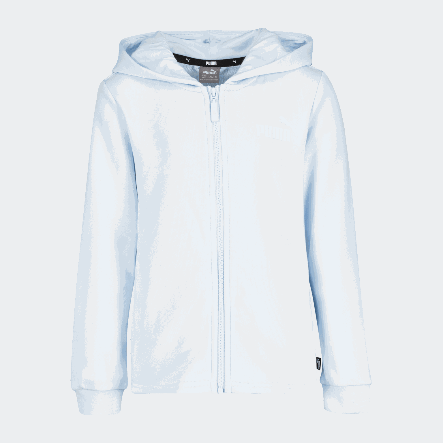  Sweat à capuche ESS FZ Small Logo TR Junior – Bleu