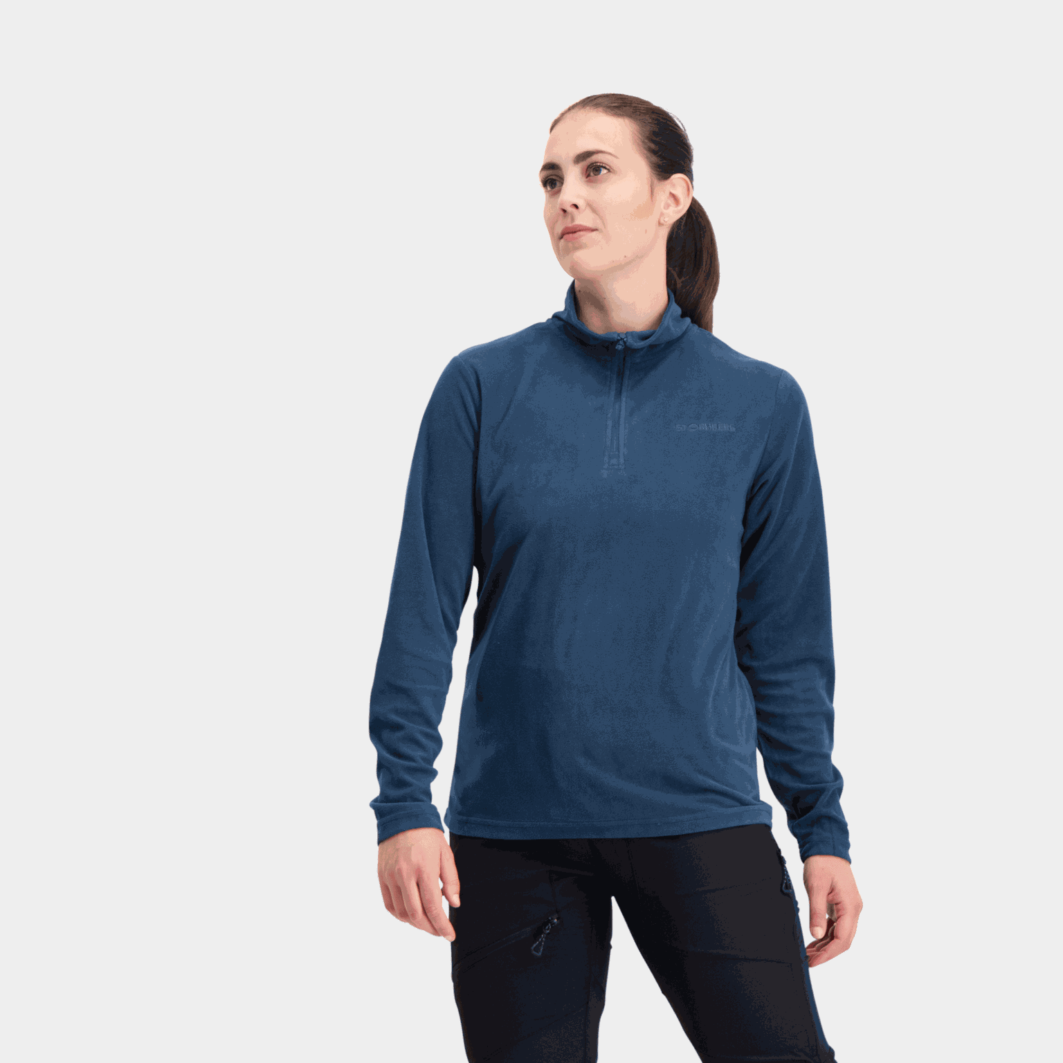 Dames Shield Rec W Fleece Hoodie met rits