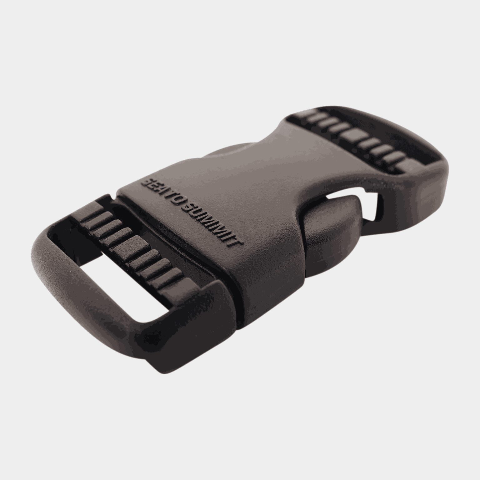 Buckle 25Mm Side Release Black, reserveklips - Svart
