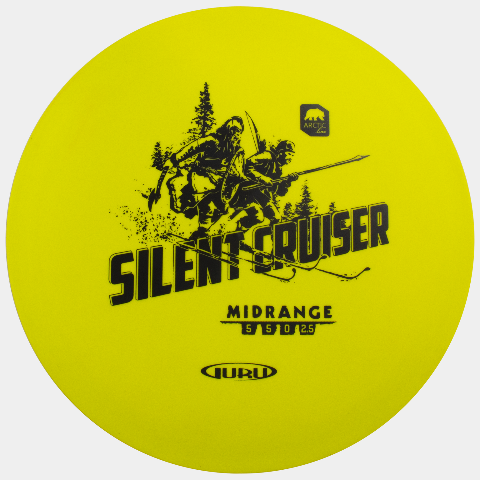 Arctic Line Midrange Silent Cruiser golffrisbee, 150-165 g, gemiddeld gewicht