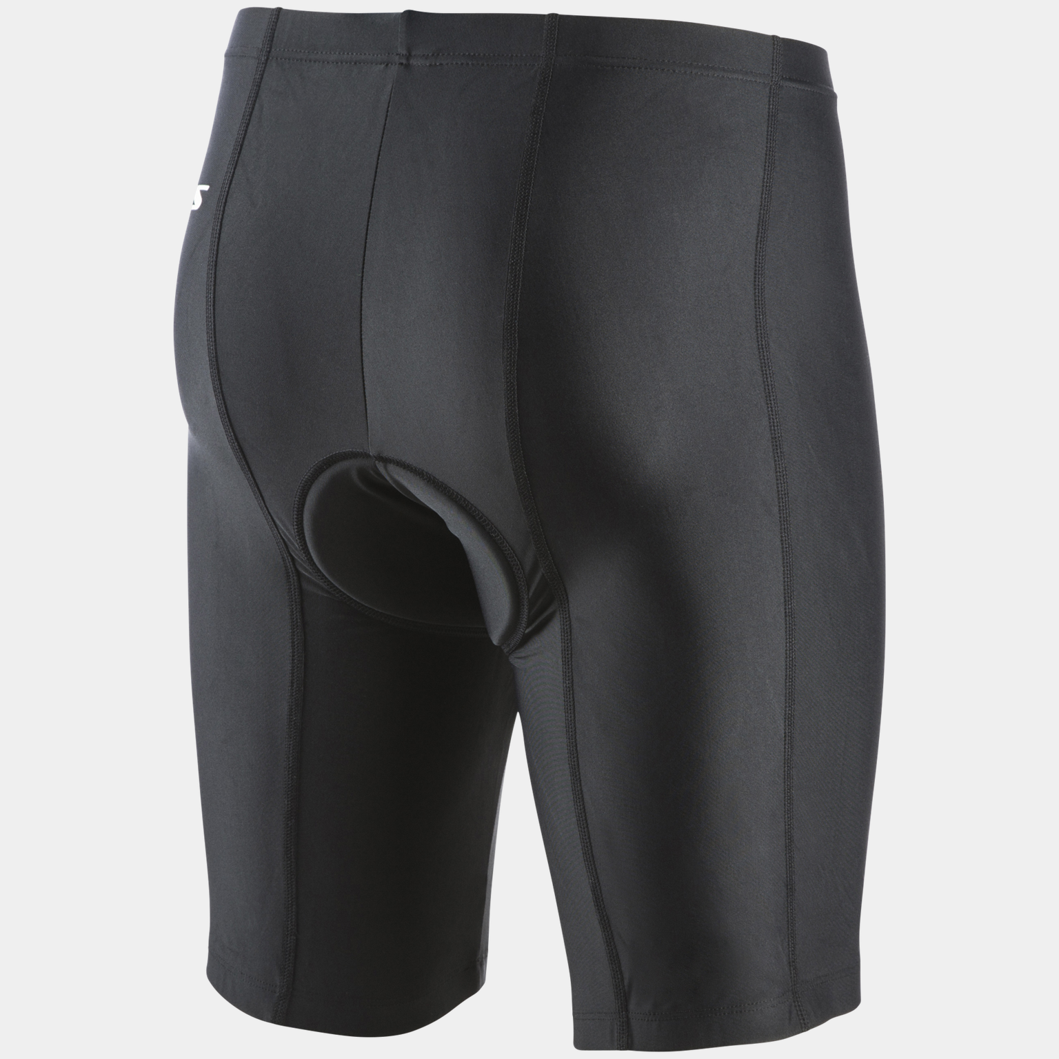  Spodenki rowerowe Spinner Biketight JR 25 z wkładką, rozmiar juniorski – czarne